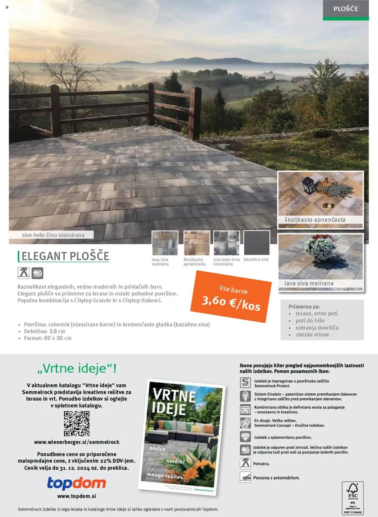 Topdom katalog tlakovci in plošče semmelrock (2024-09-01 - 2025-12-31)