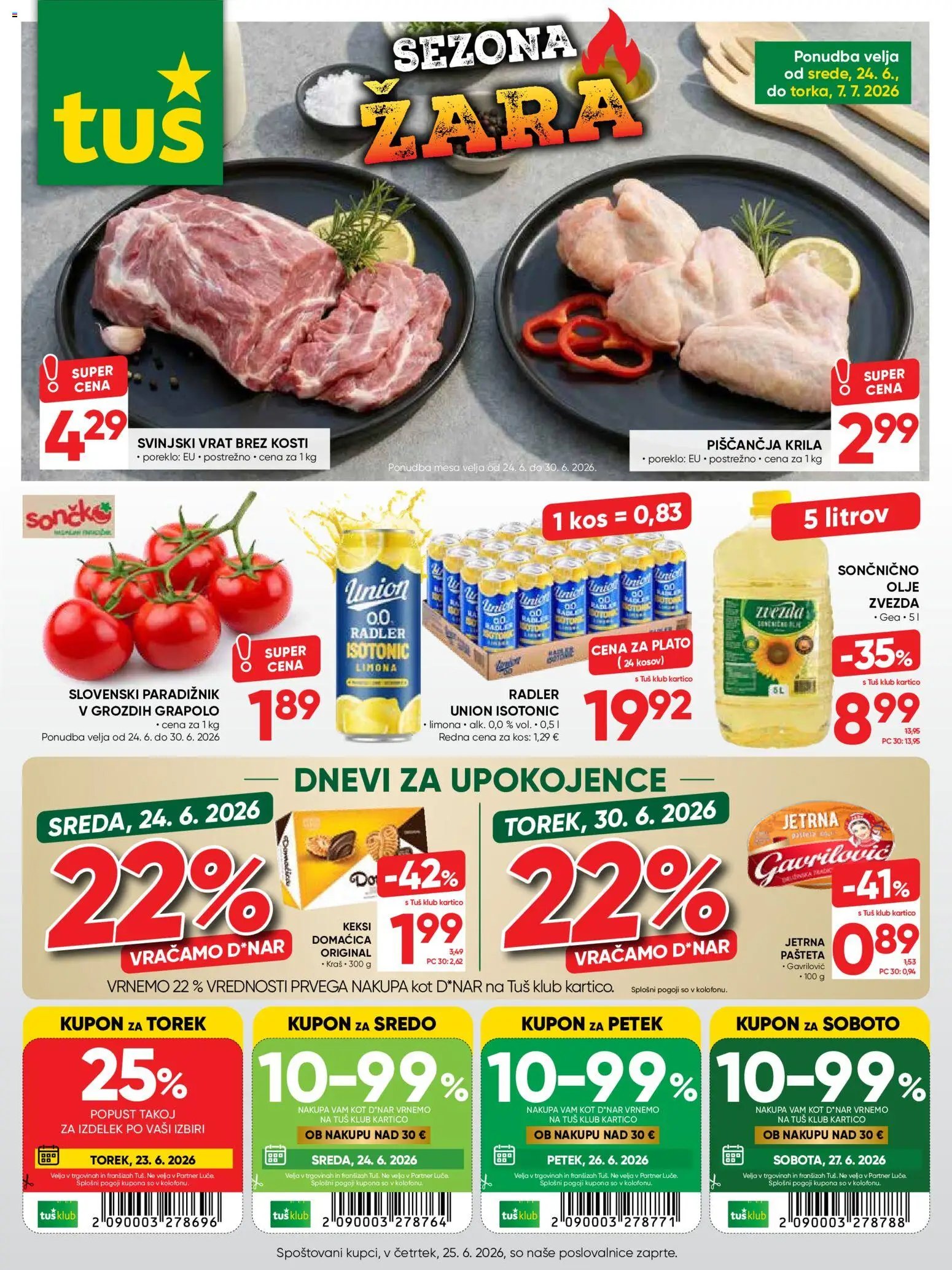 Tuš katalog