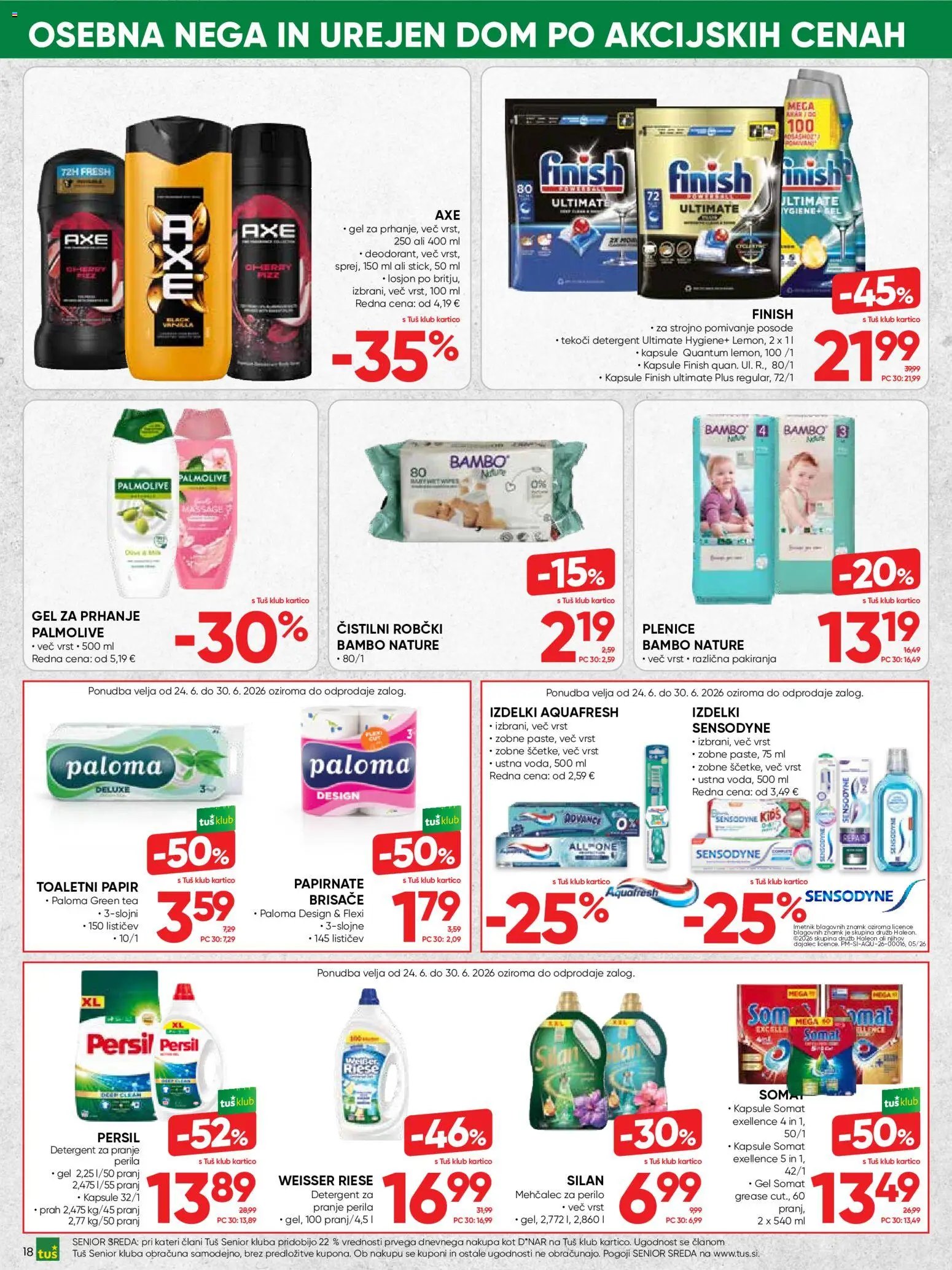 Tuš katalog