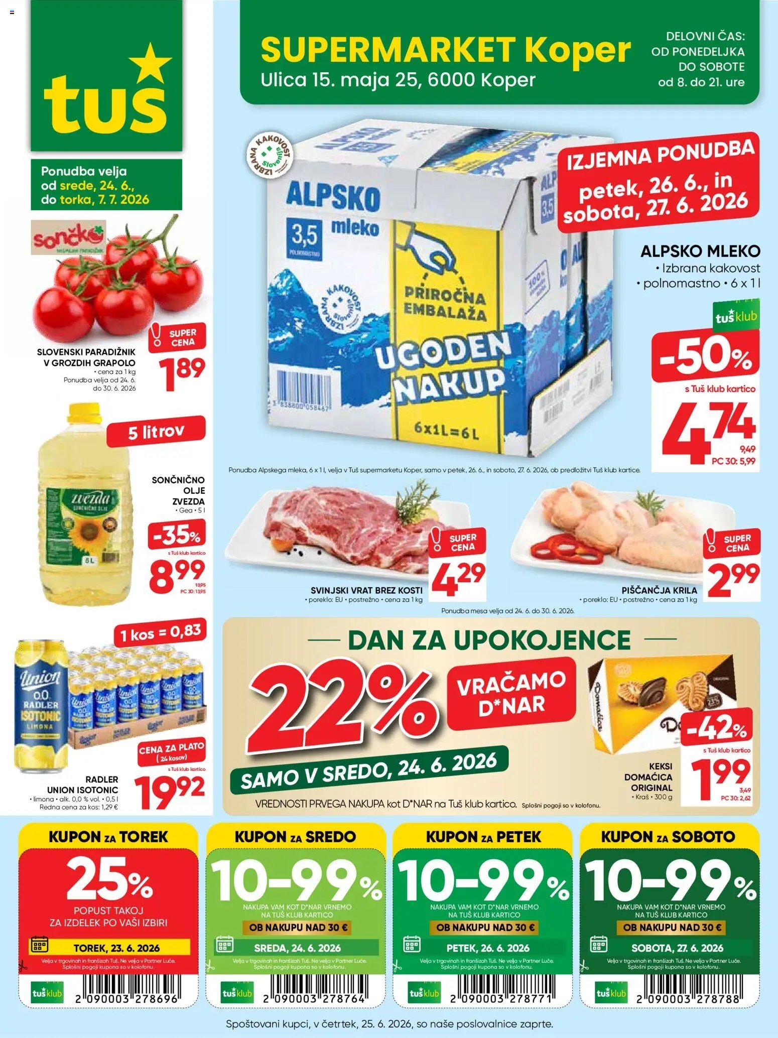 Tuš katalog