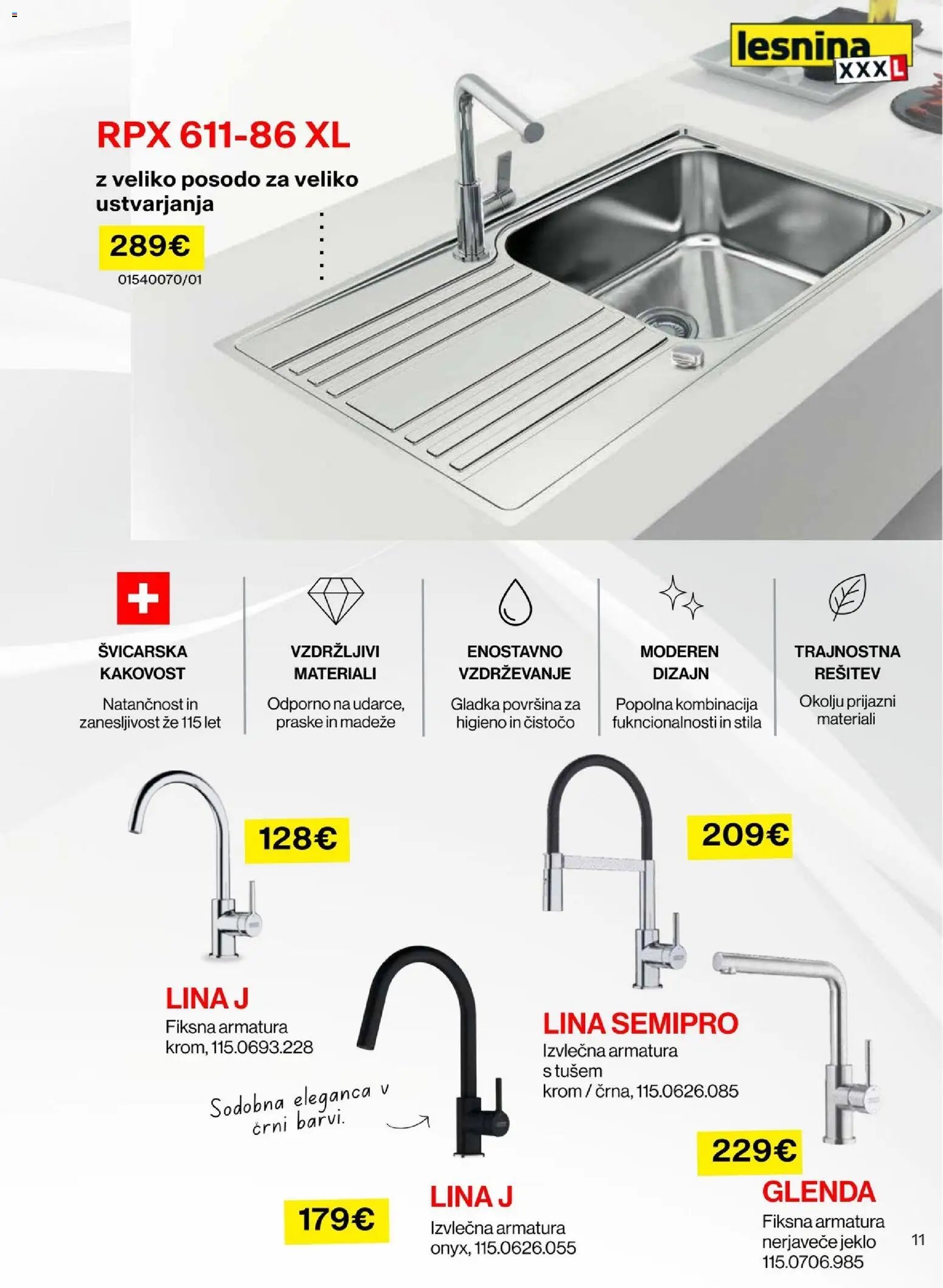 XXXL Lesnina katalog najboljše razmerje med ceno in kakovostjo