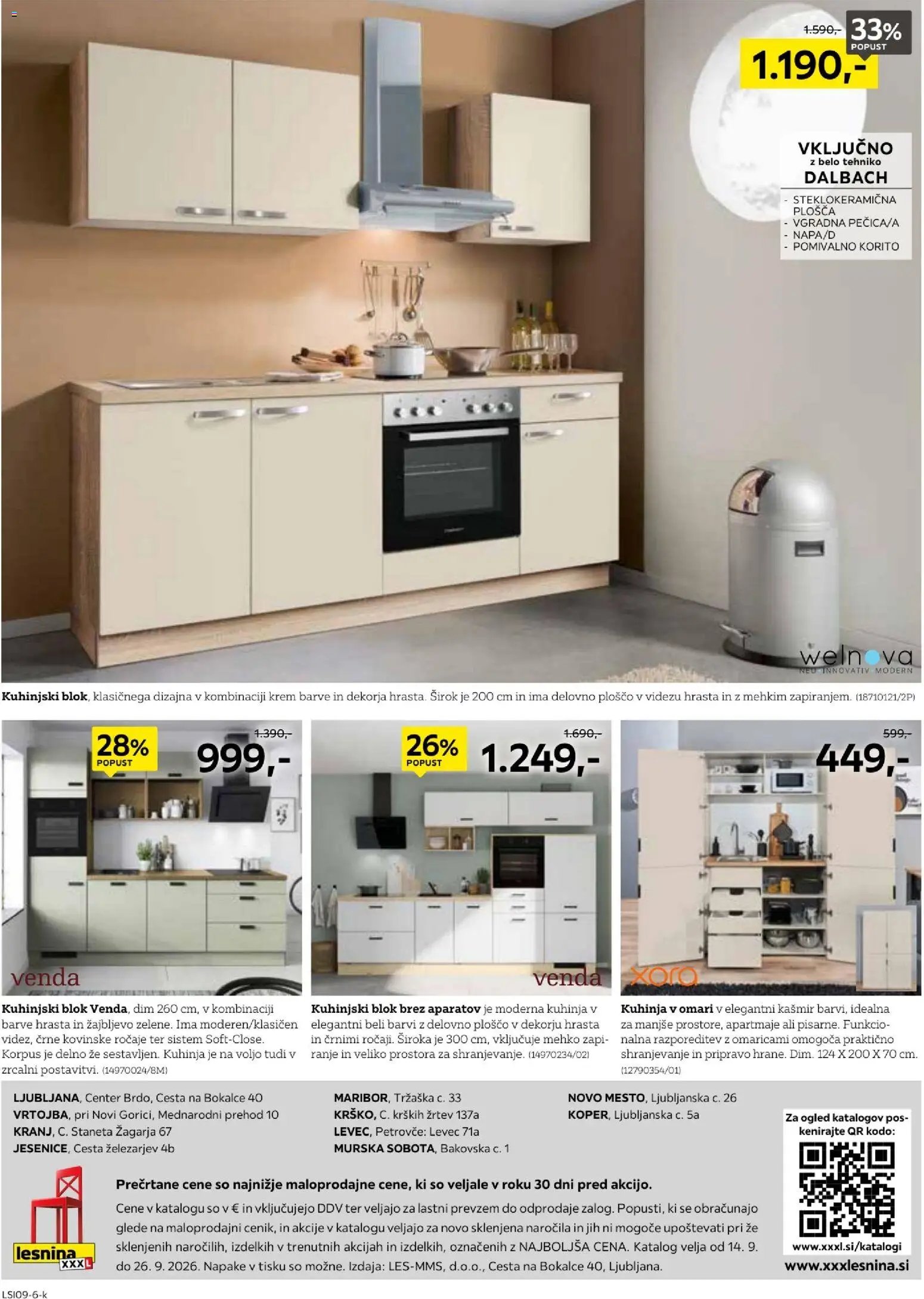 XXXL Lesnina katalog najboljše razmerje med ceno in kakovostjo
