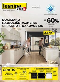 XXXL Lesnina katalog najboljše razmerje med ceno in kakovostjo