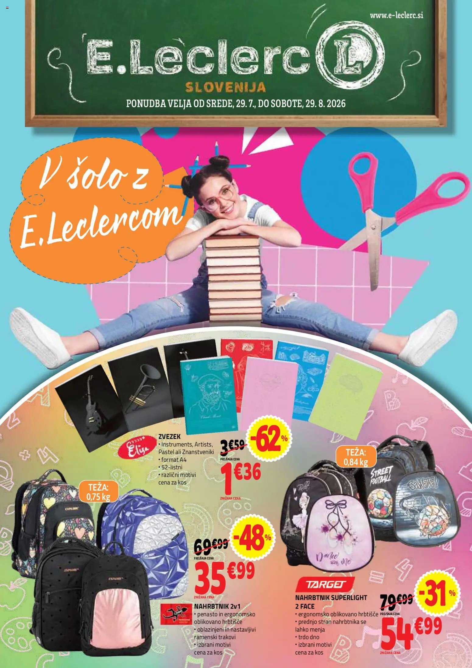E.leclerc katalog vse za šolo