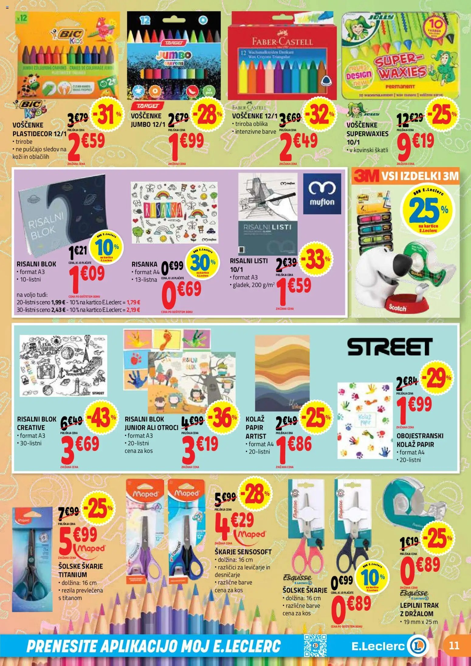 E.leclerc katalog vse za šolo