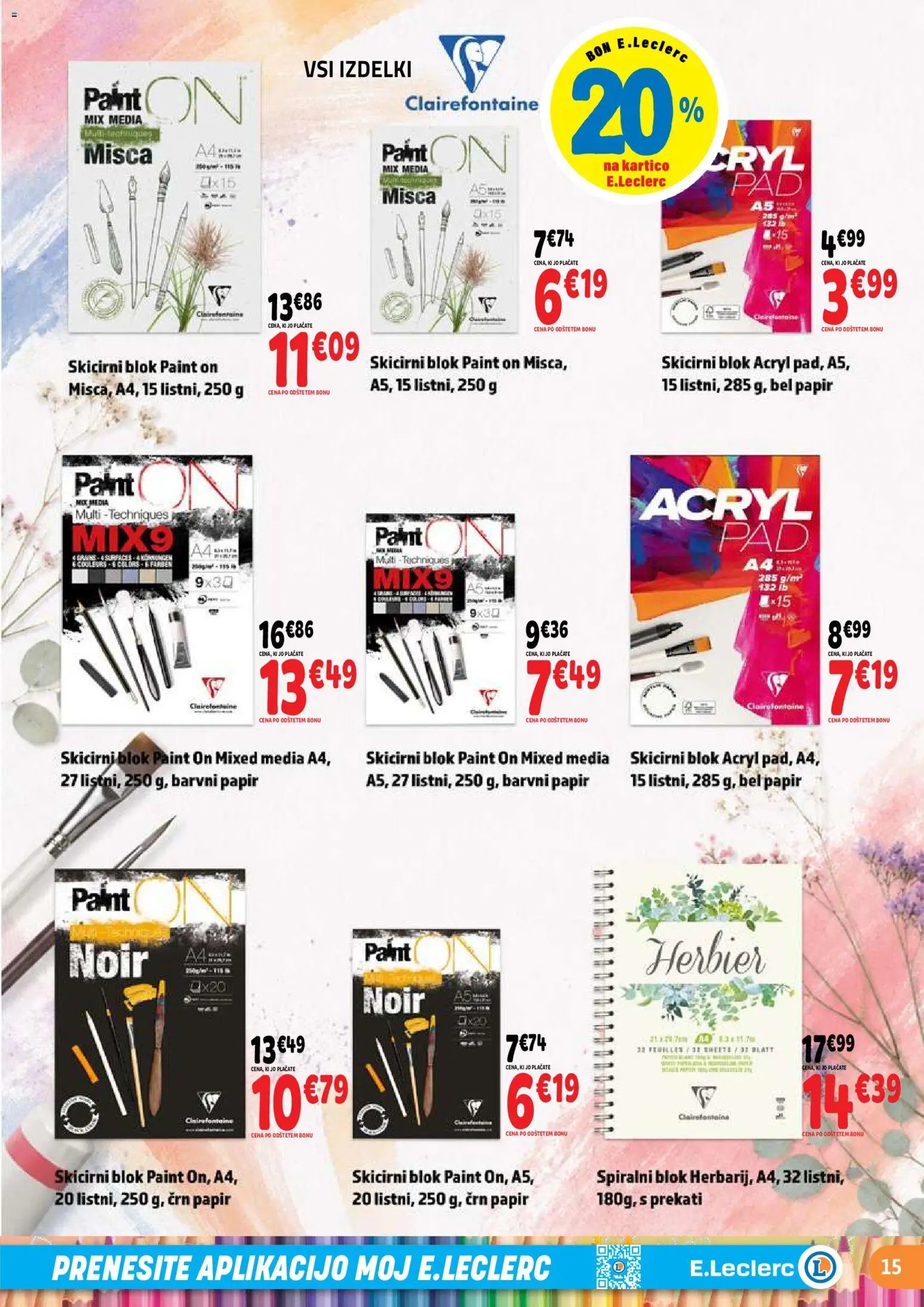 E.leclerc katalog vse za šolo