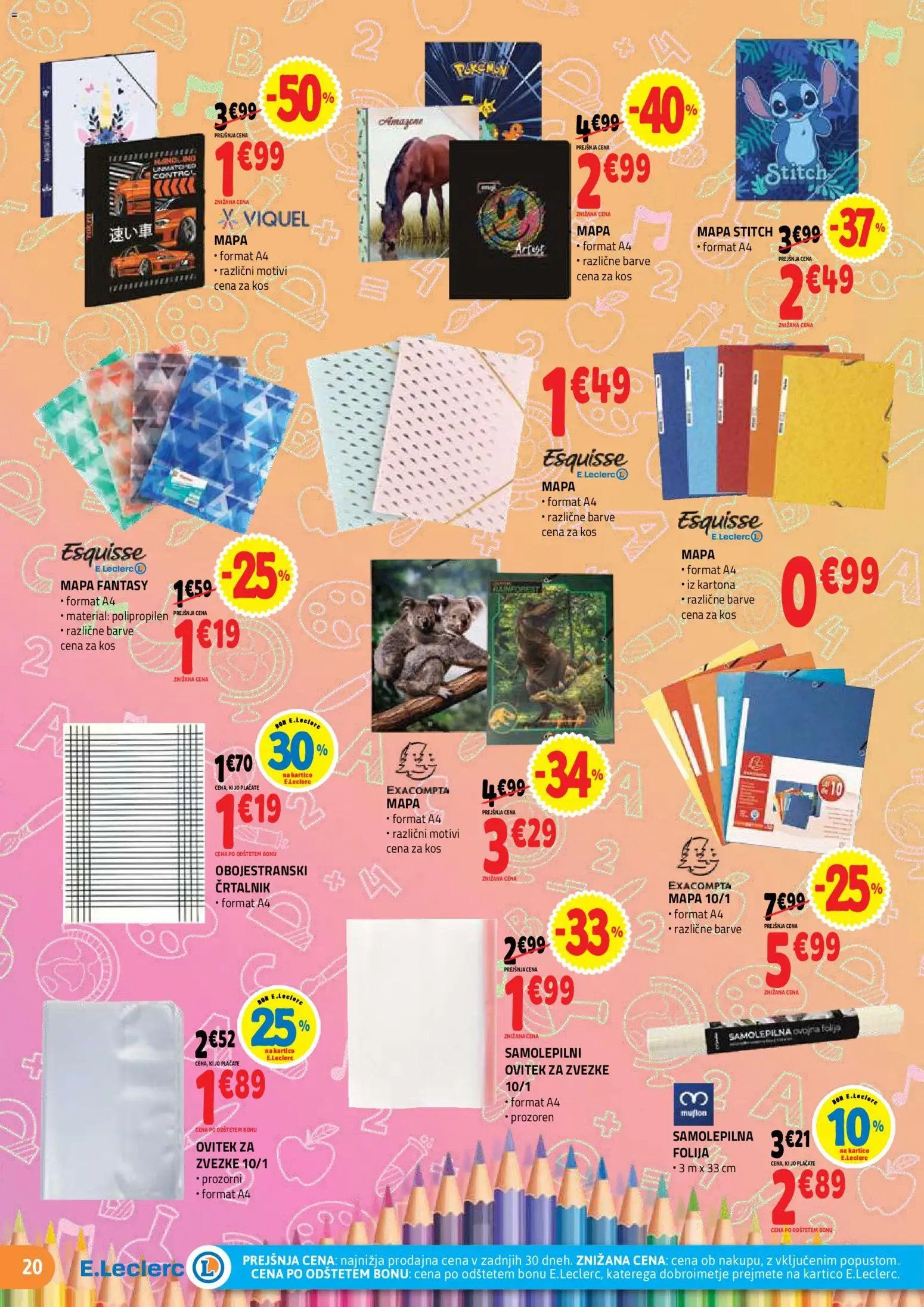 E.leclerc katalog vse za šolo