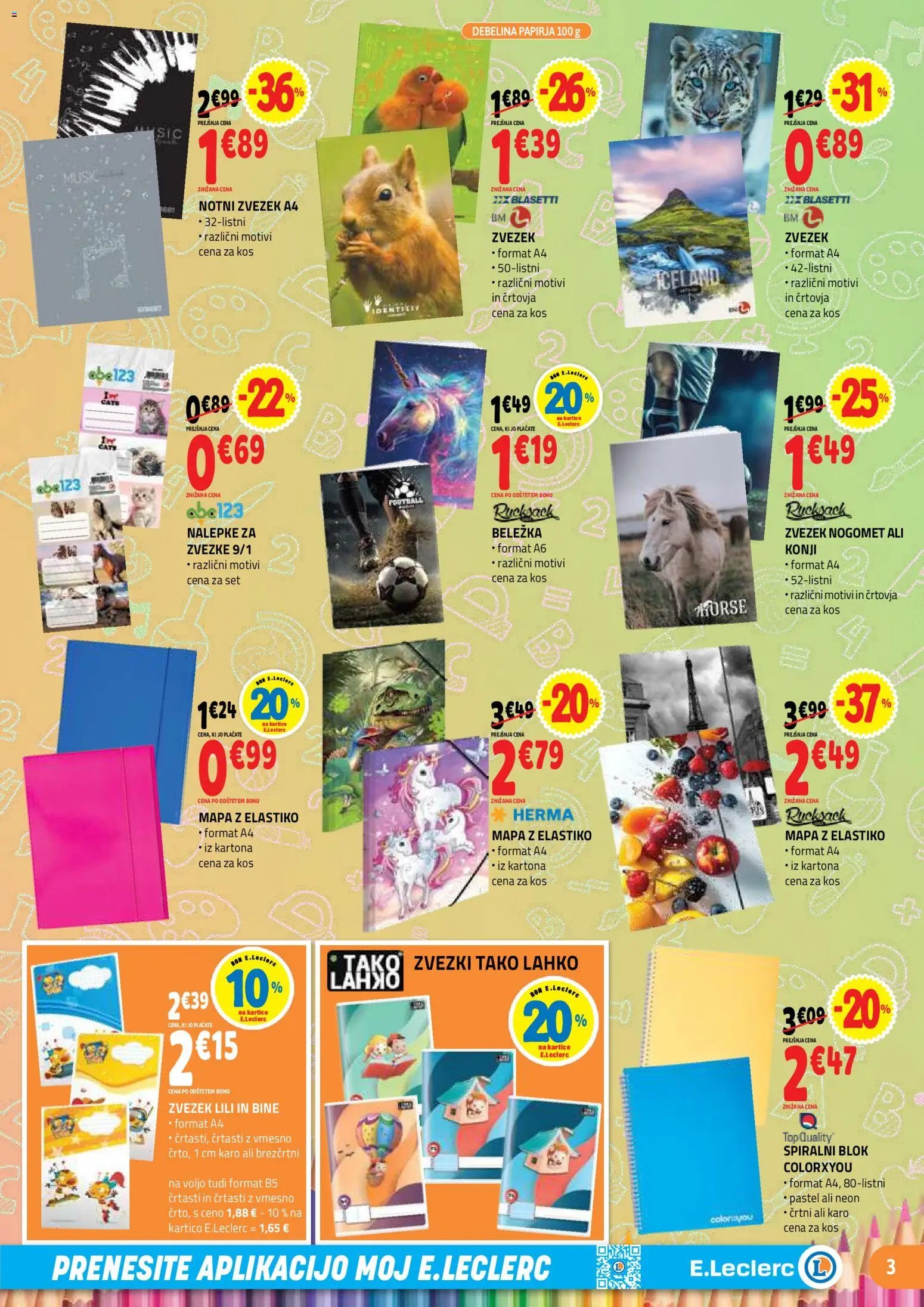 E.leclerc katalog vse za šolo