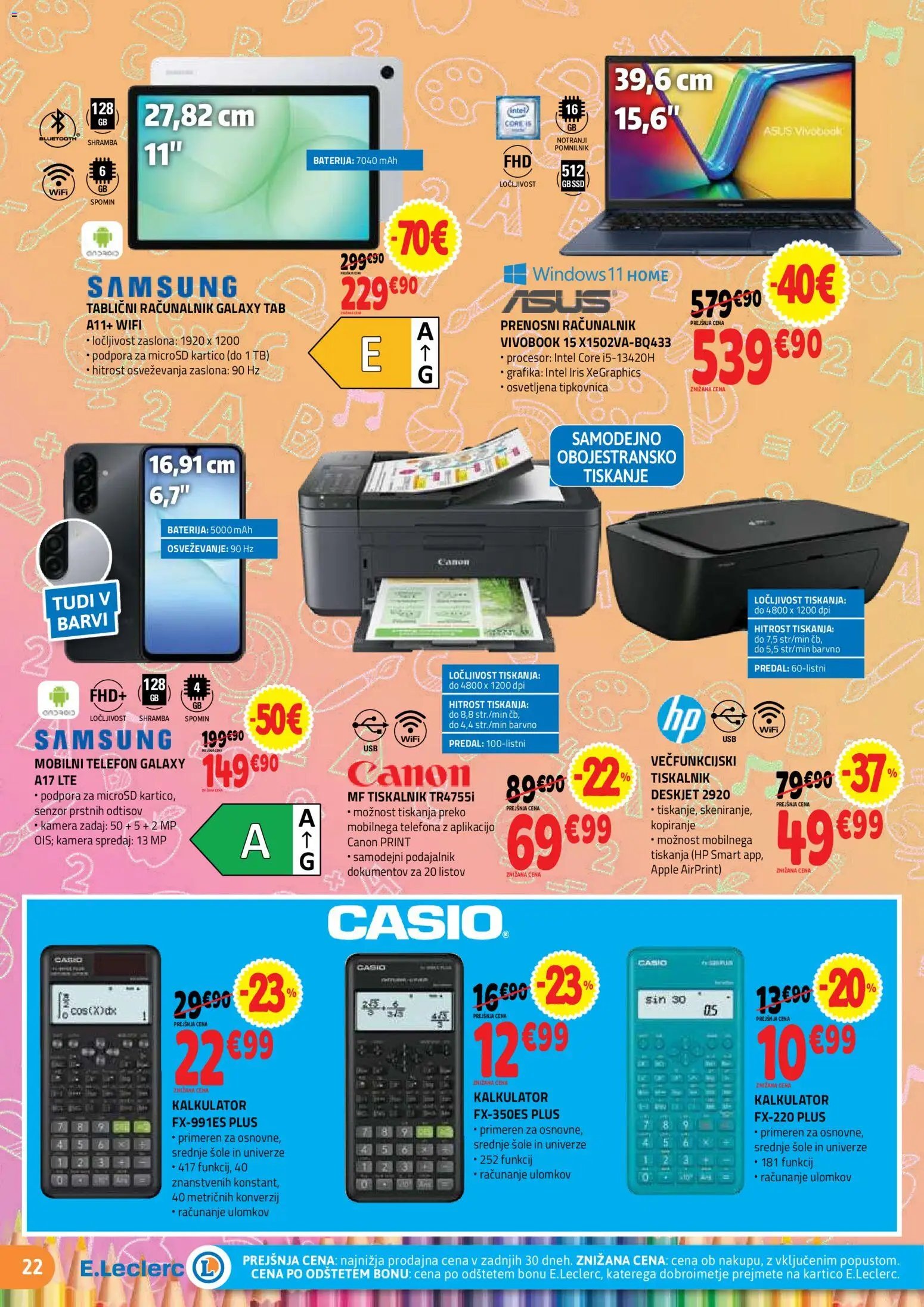 E.leclerc katalog vse za šolo