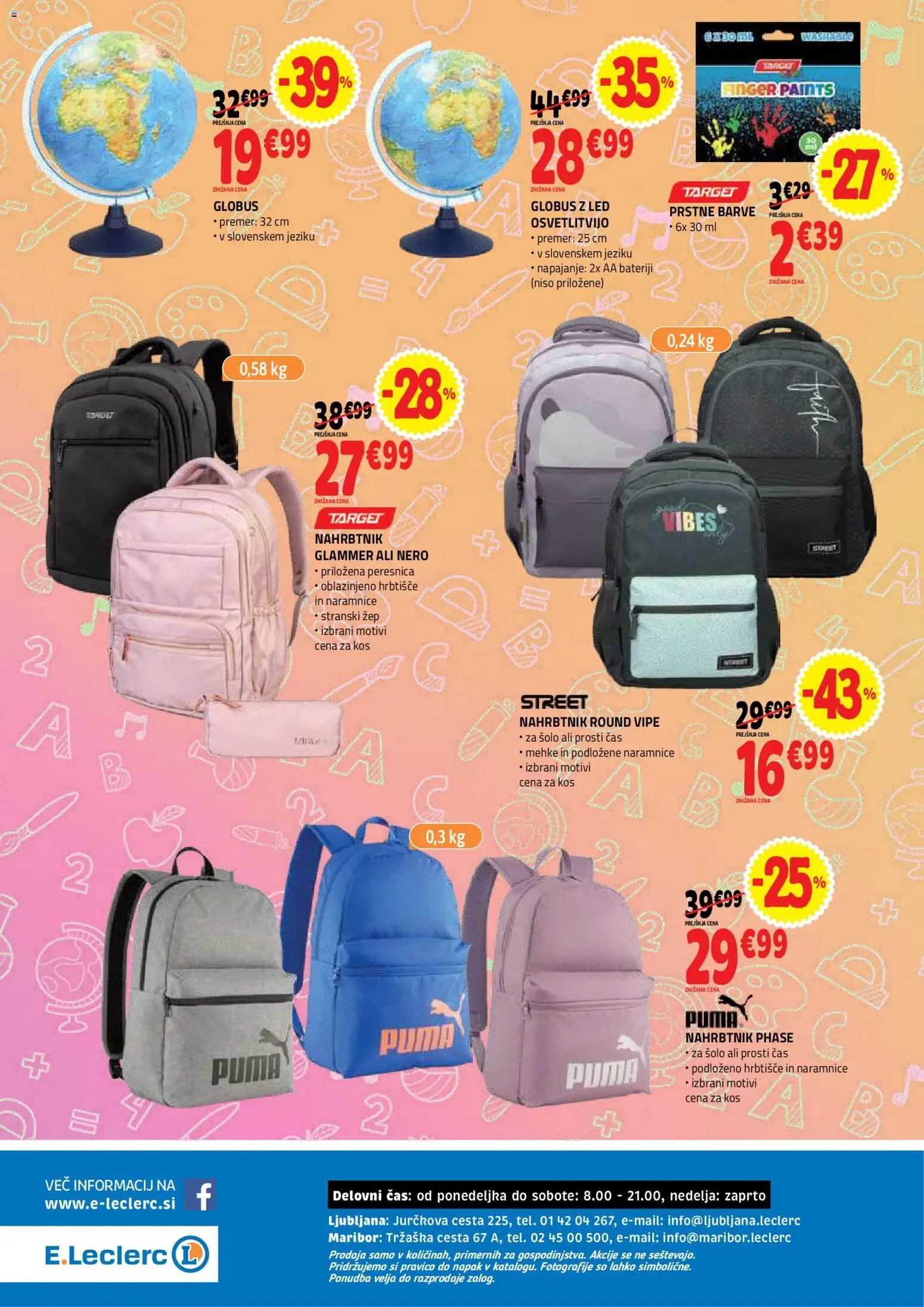 E.leclerc katalog vse za šolo