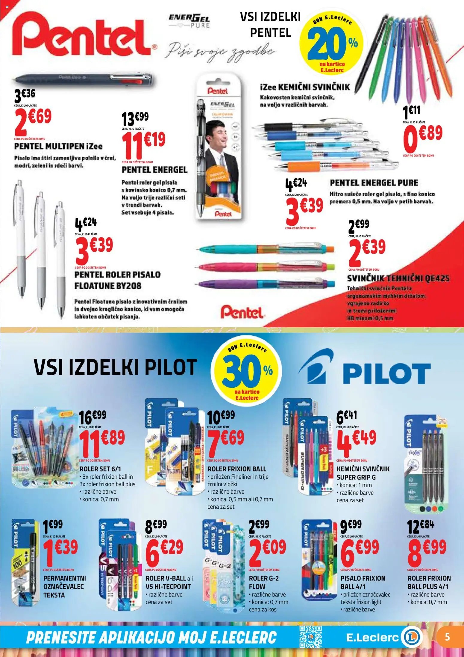 E.leclerc katalog vse za šolo