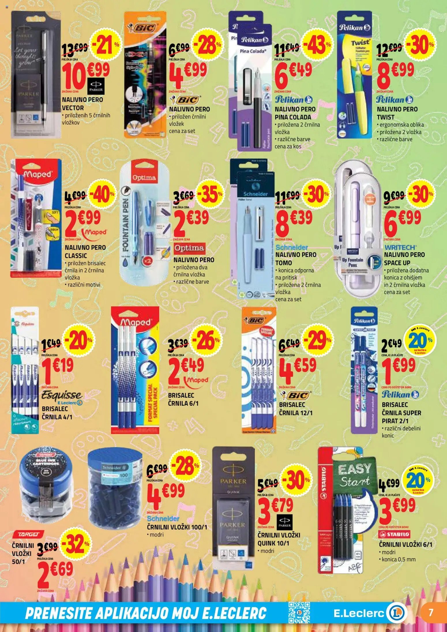 E.leclerc katalog vse za šolo
