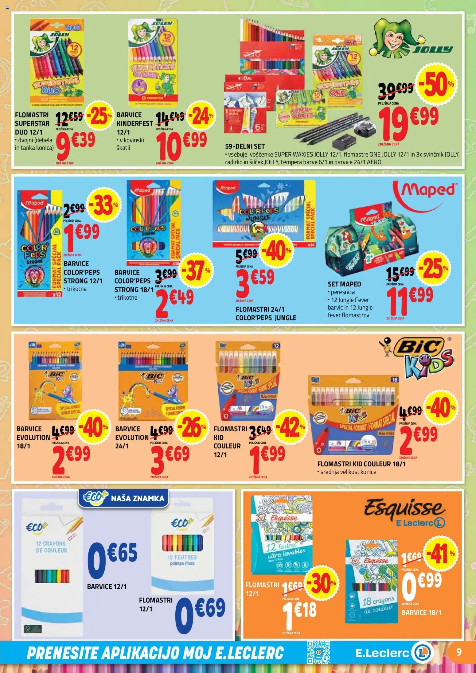 E.leclerc katalog vse za šolo