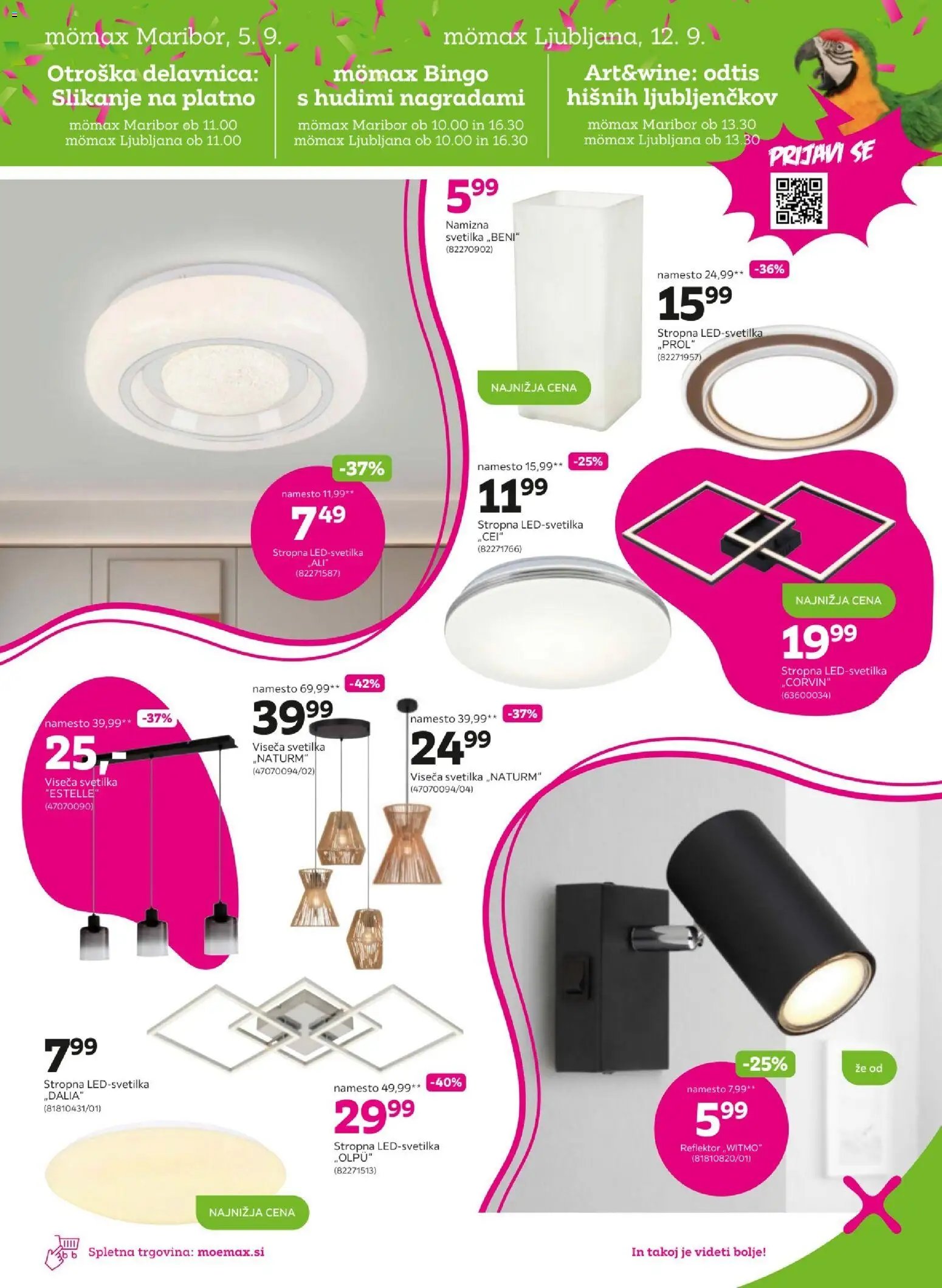Mömax katalog -25% na neznižano pohištvo