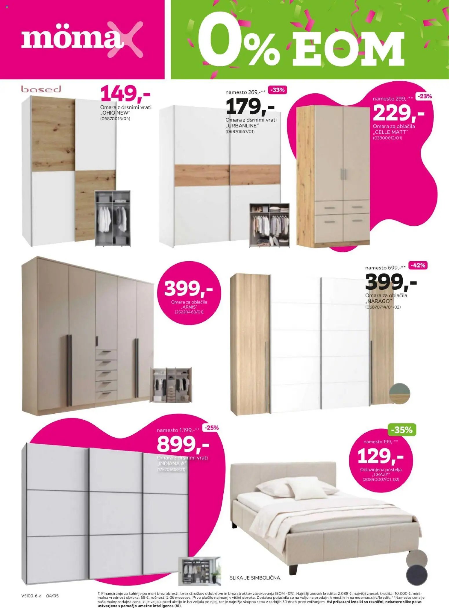 Mömax katalog -25% na neznižano pohištvo