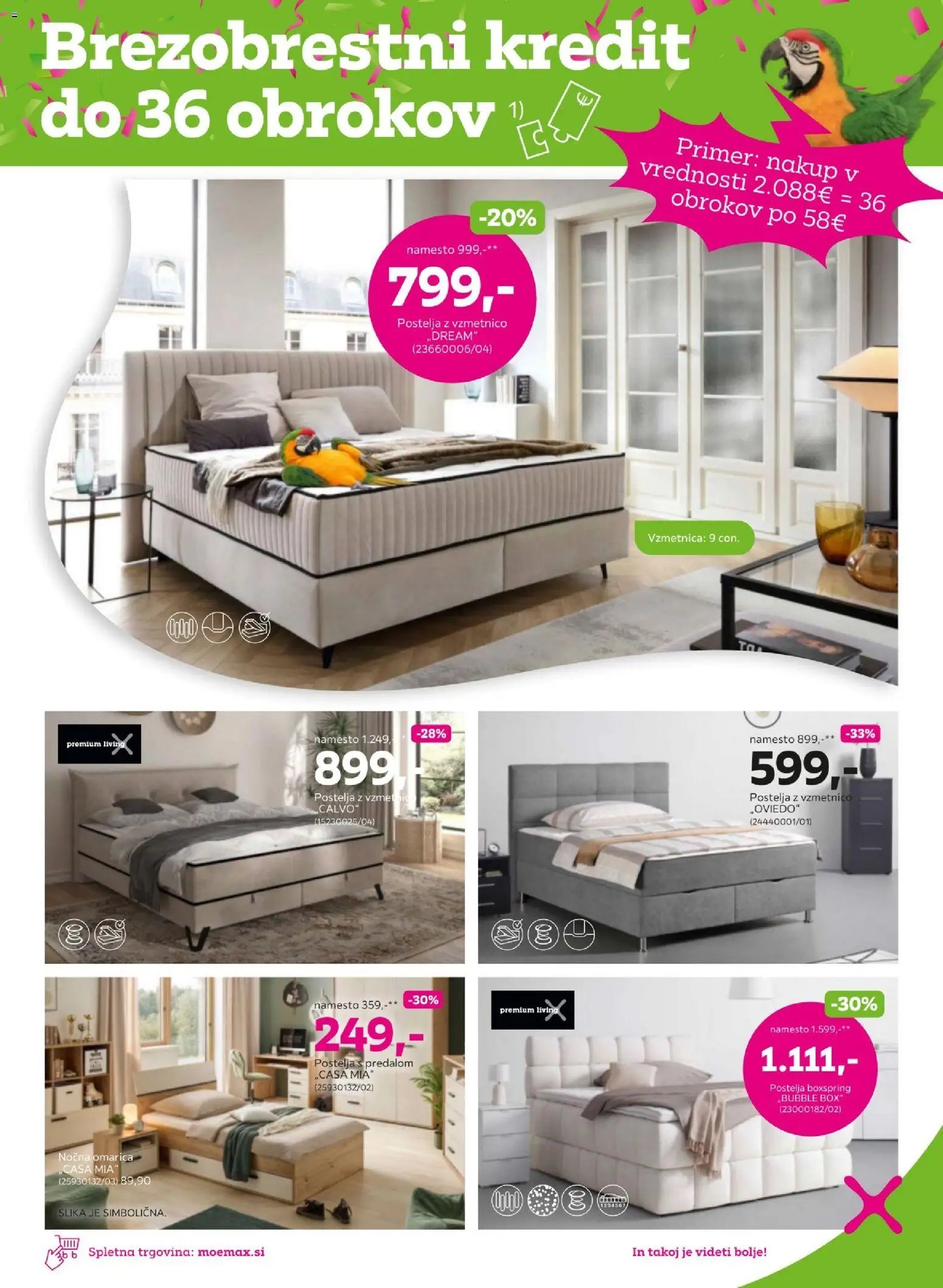 Mömax katalog -25% na neznižano pohištvo