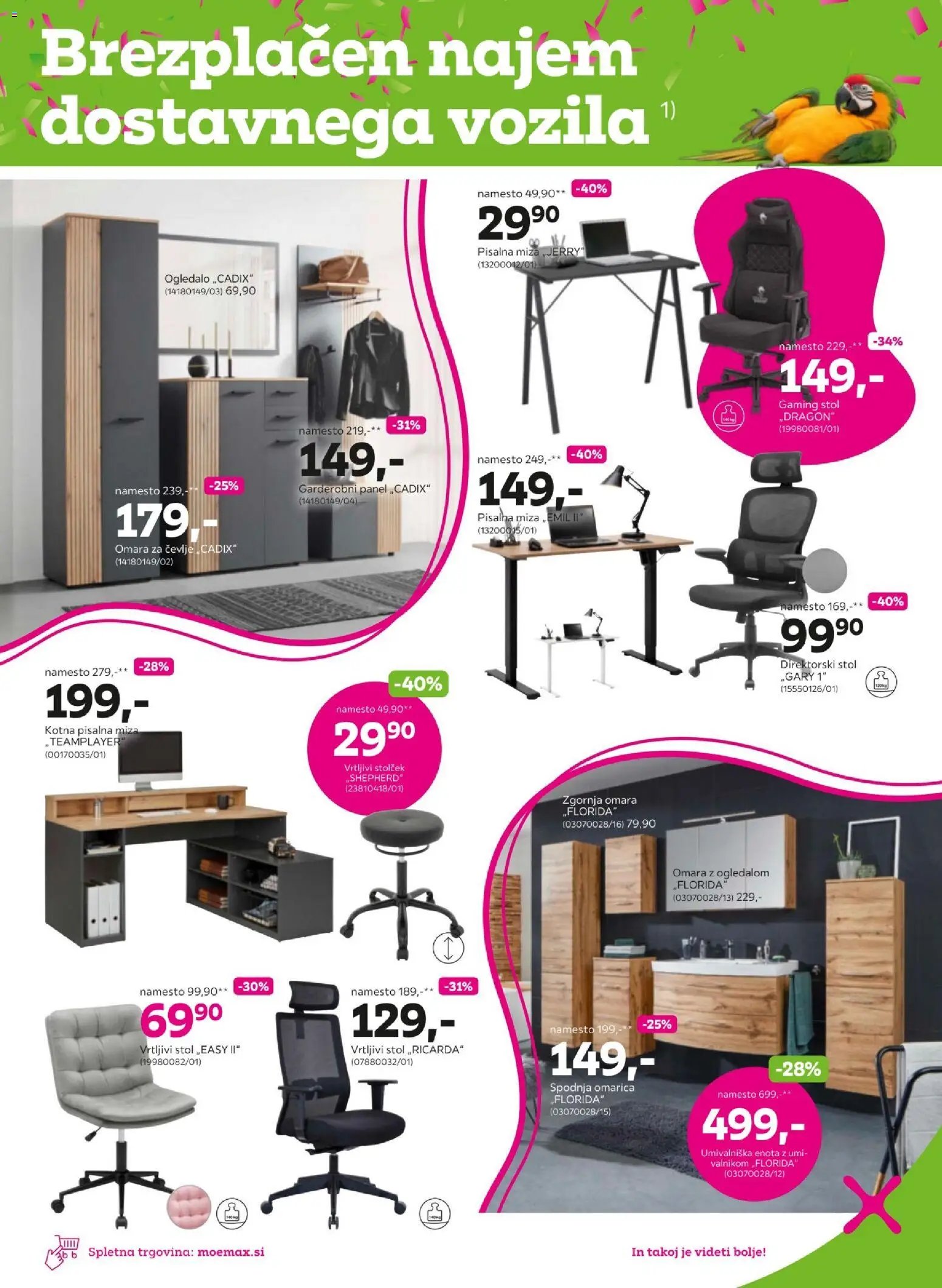 Mömax katalog -25% na neznižano pohištvo