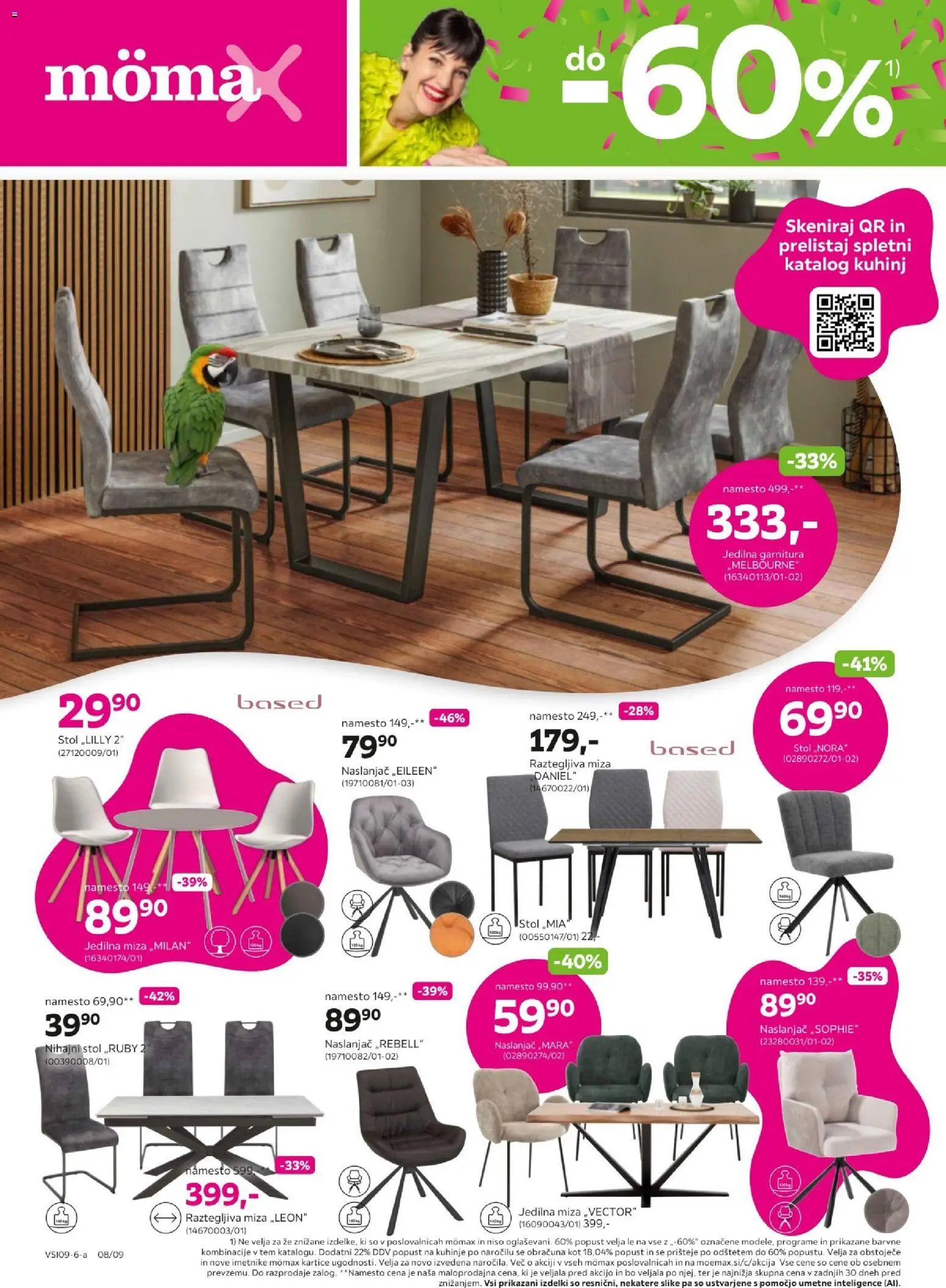 Mömax katalog -25% na neznižano pohištvo