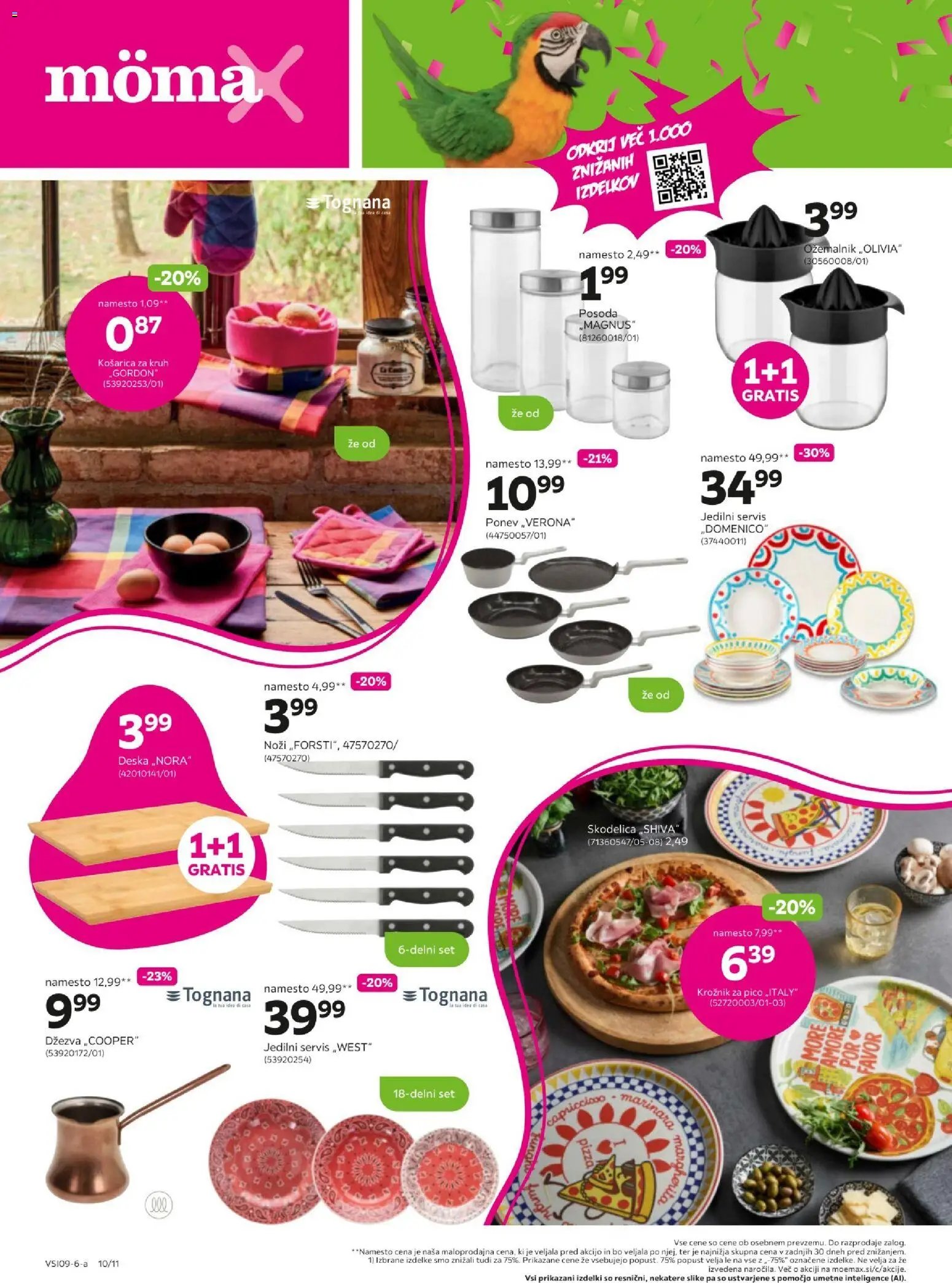 Mömax katalog -25% na neznižano pohištvo