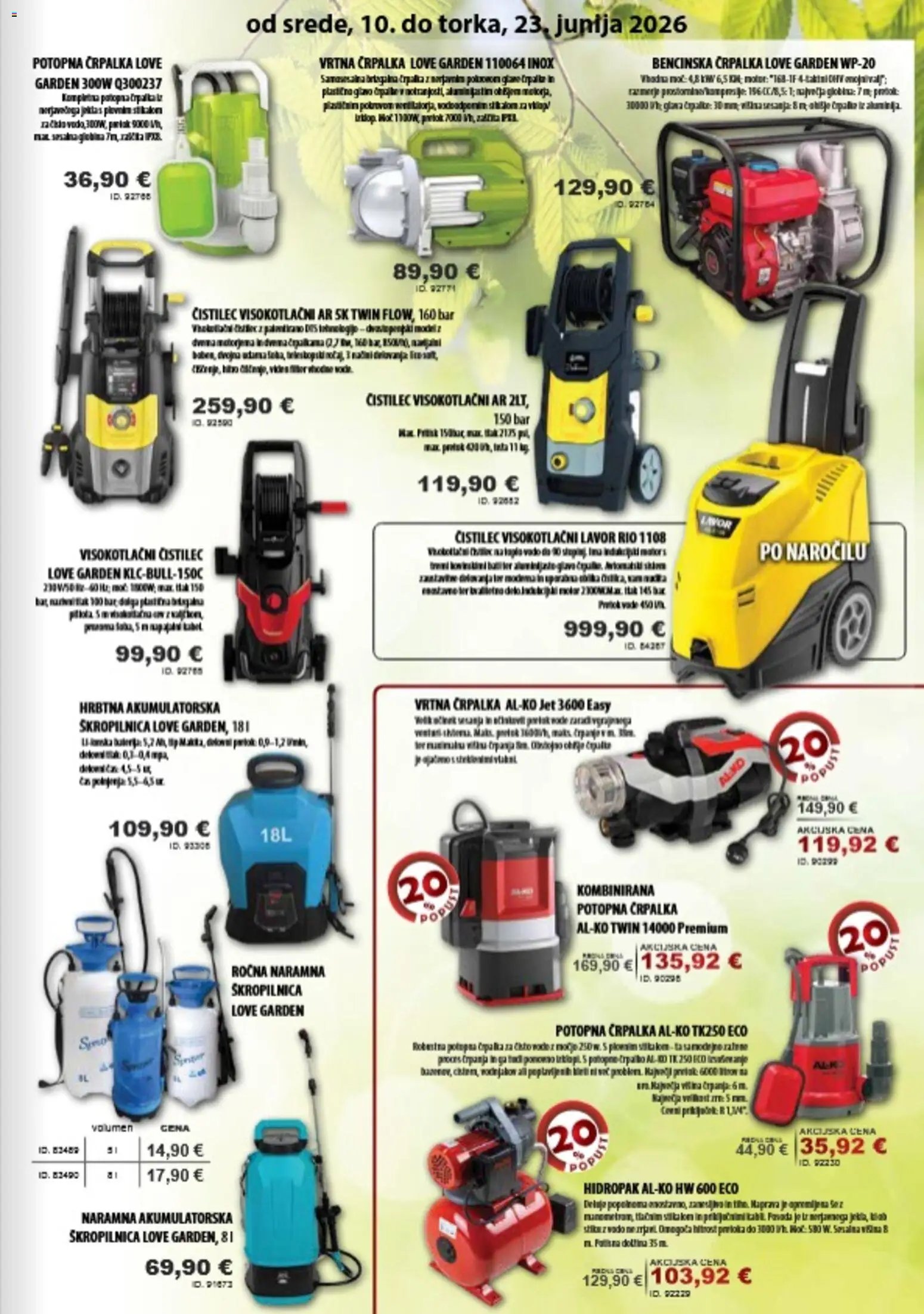 Živex katalog
