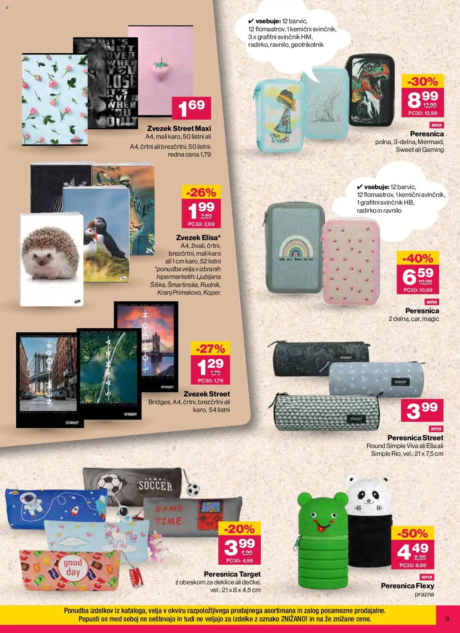 Mercator katalog veselo v šolo