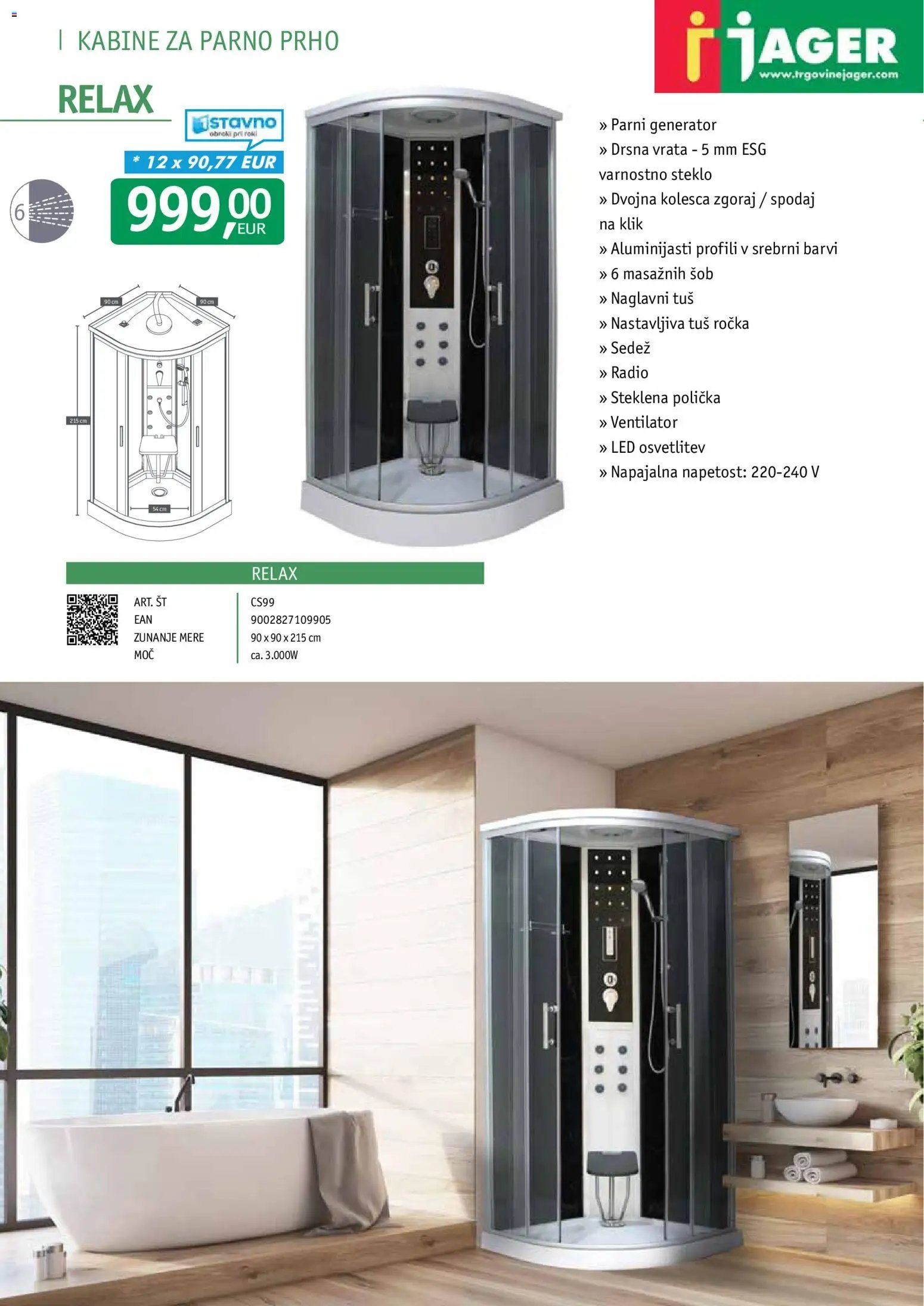 Jager - Katalog savne in masažni bazeni