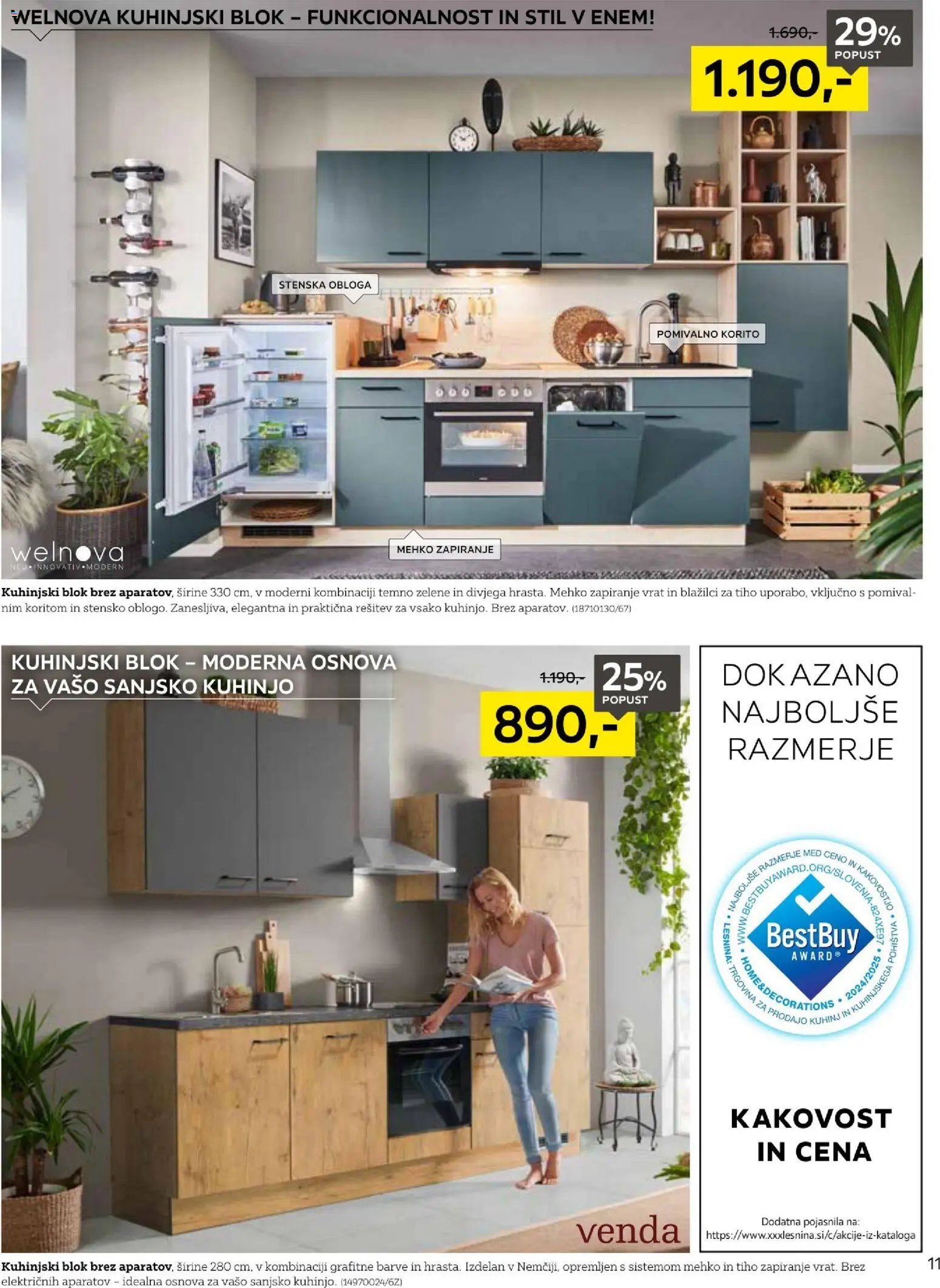 XXXL Lesnina katalog kuhinje (2025-12-01 - 2025-12-20)