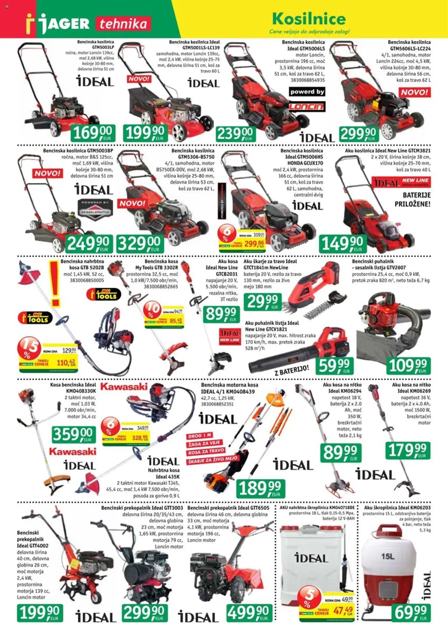 Jager Katalog - Tehnika