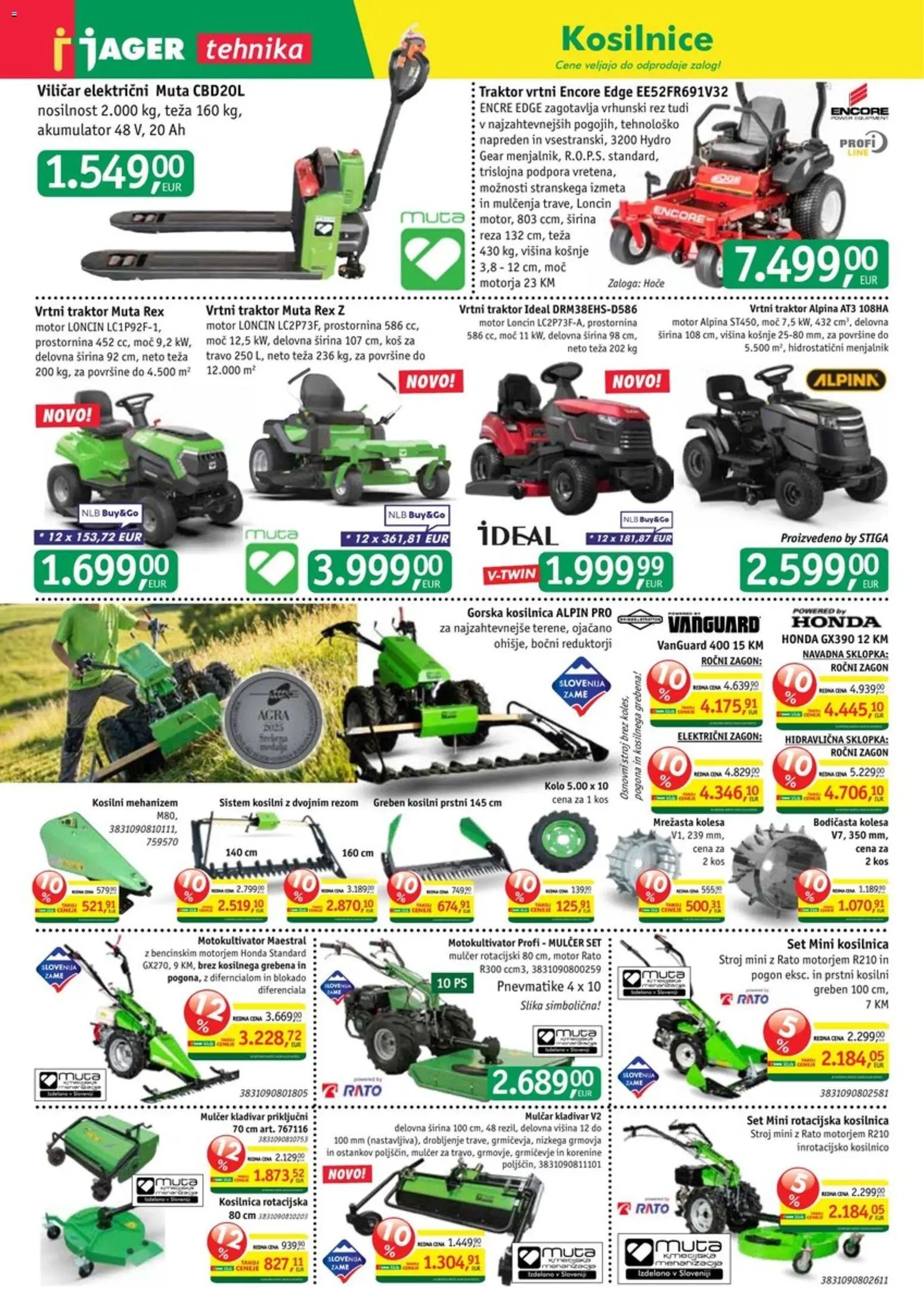 Jager Katalog - Tehnika