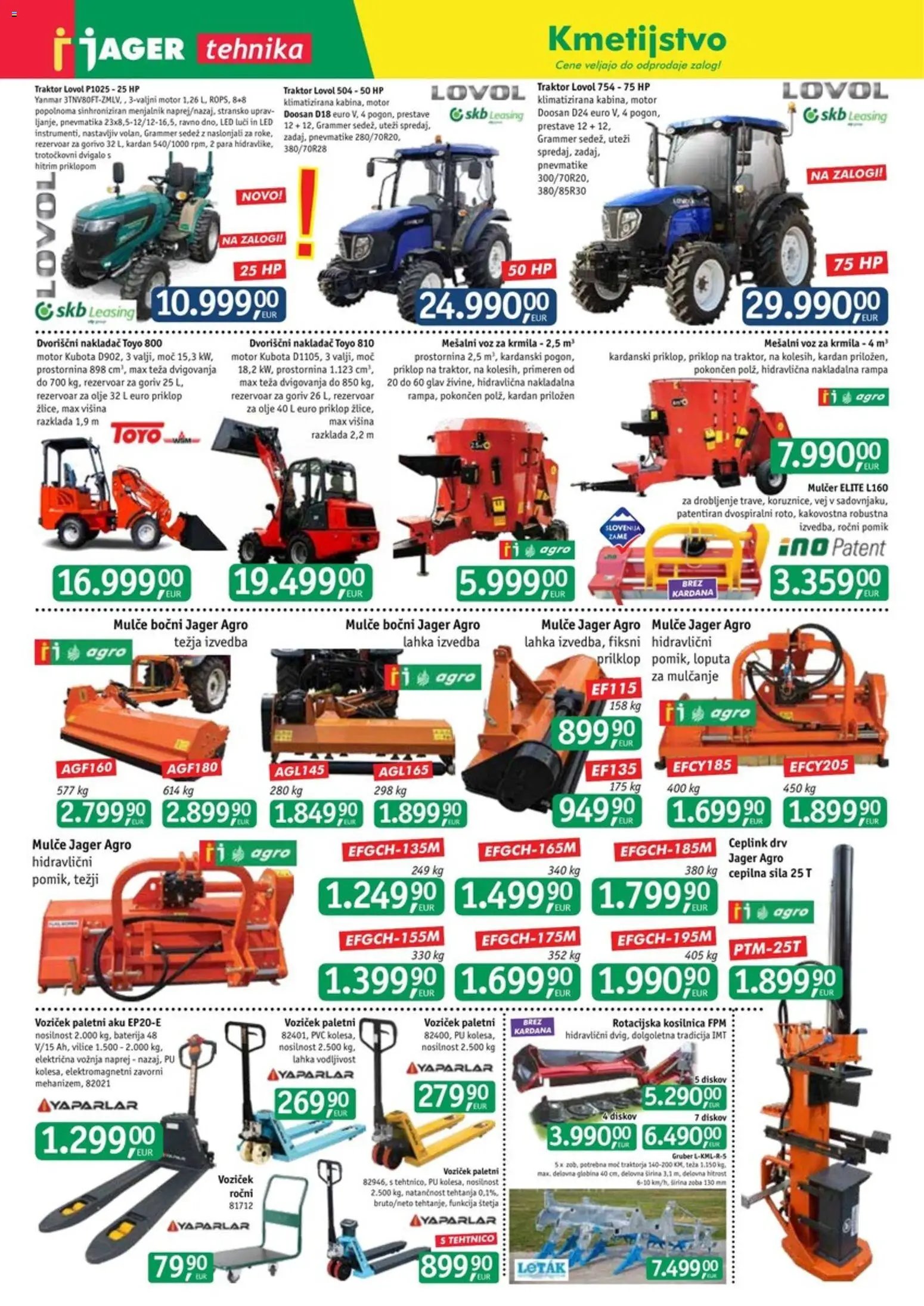 Jager Katalog - Tehnika