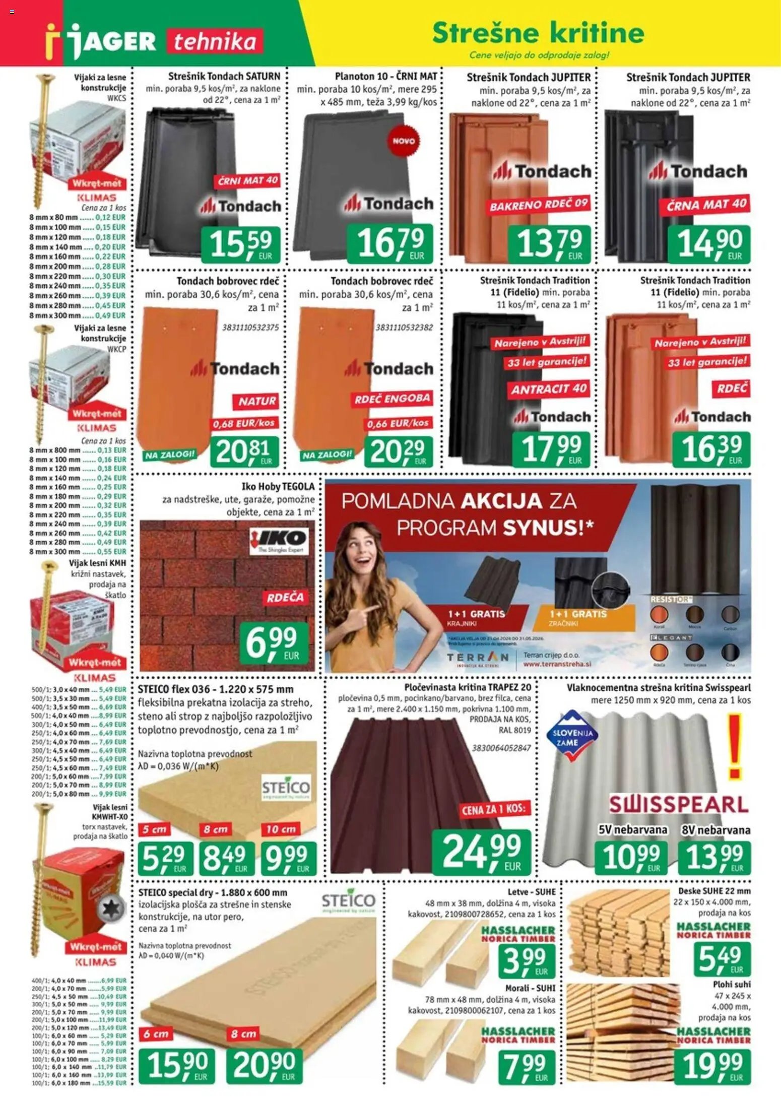 Jager Katalog - Tehnika