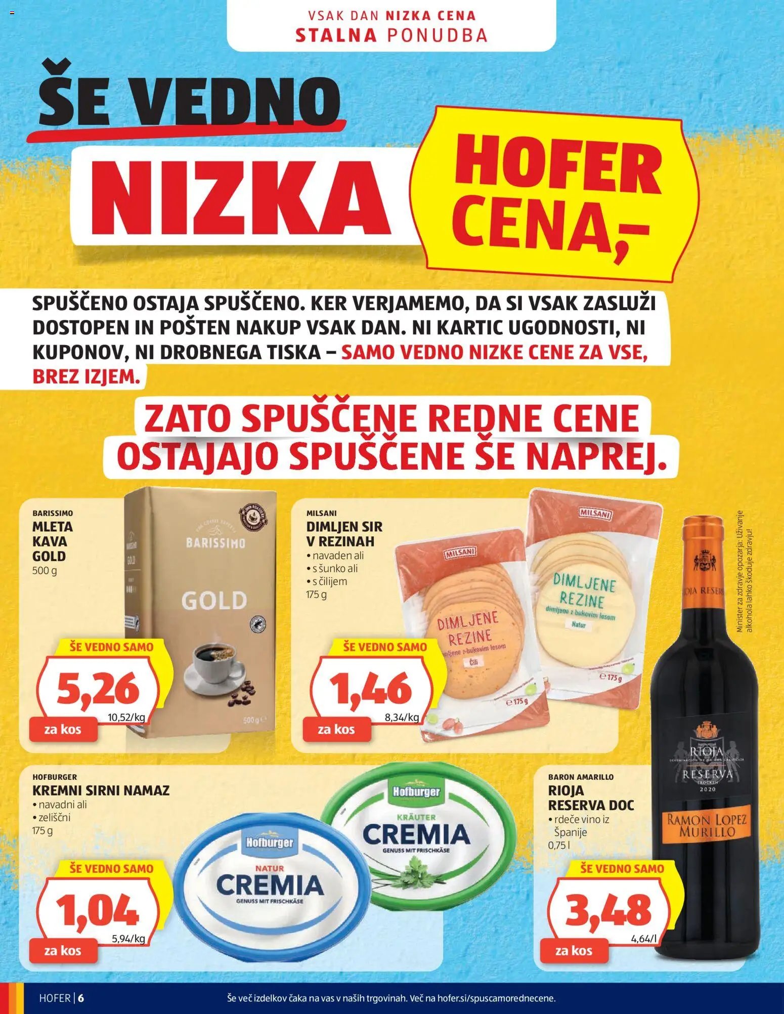 Hofer katalog