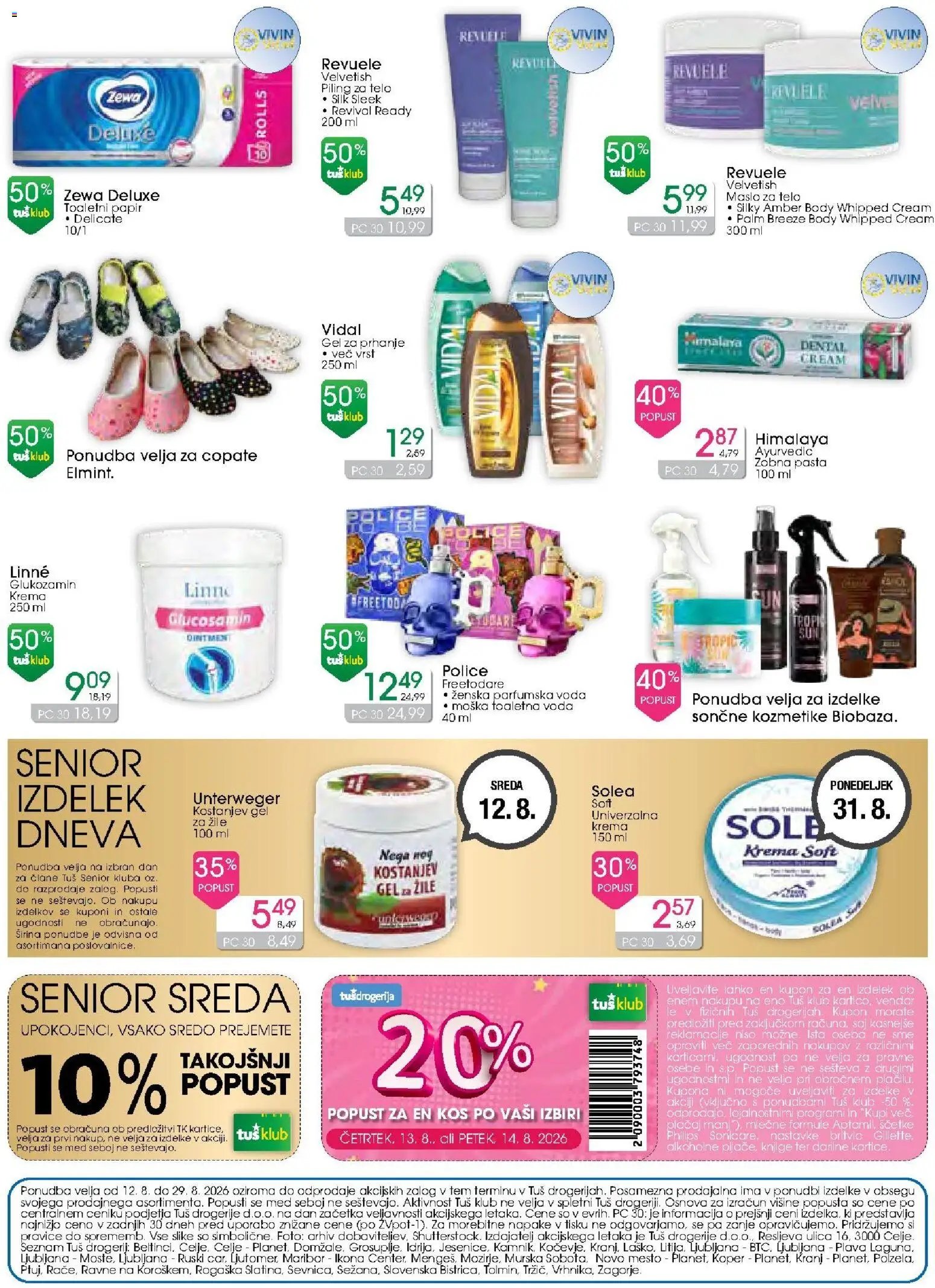 Tuš drogerija katalog