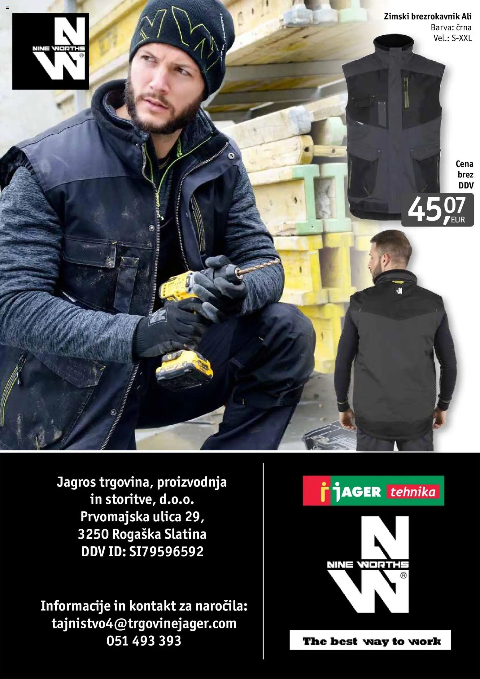 Jager - Katalog delovnih oblačil
