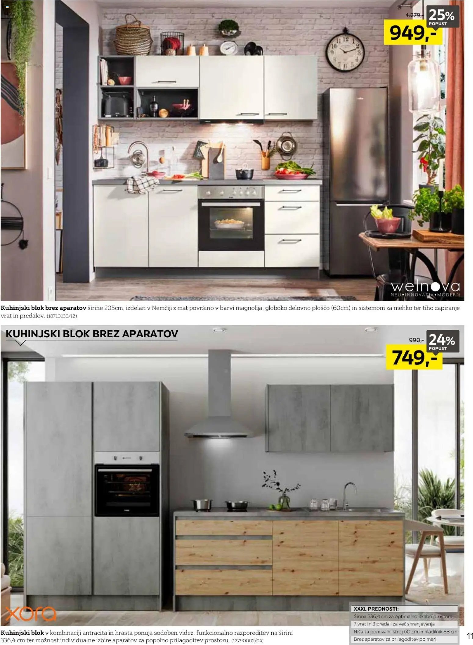 XXXL Lesnina katalog najboljše razmerje med cenami