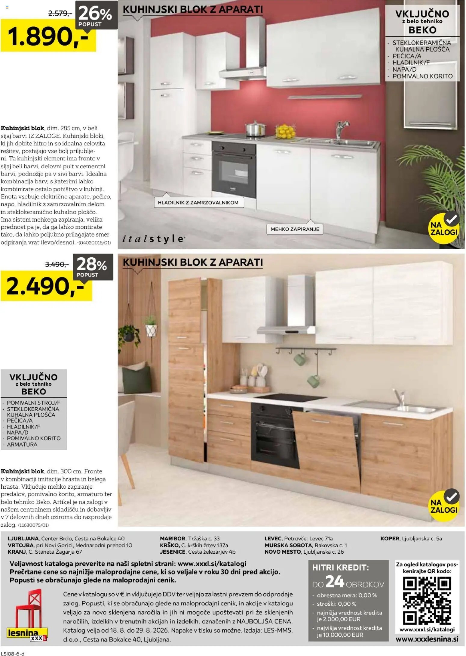 XXXL Lesnina katalog najboljše razmerje med cenami