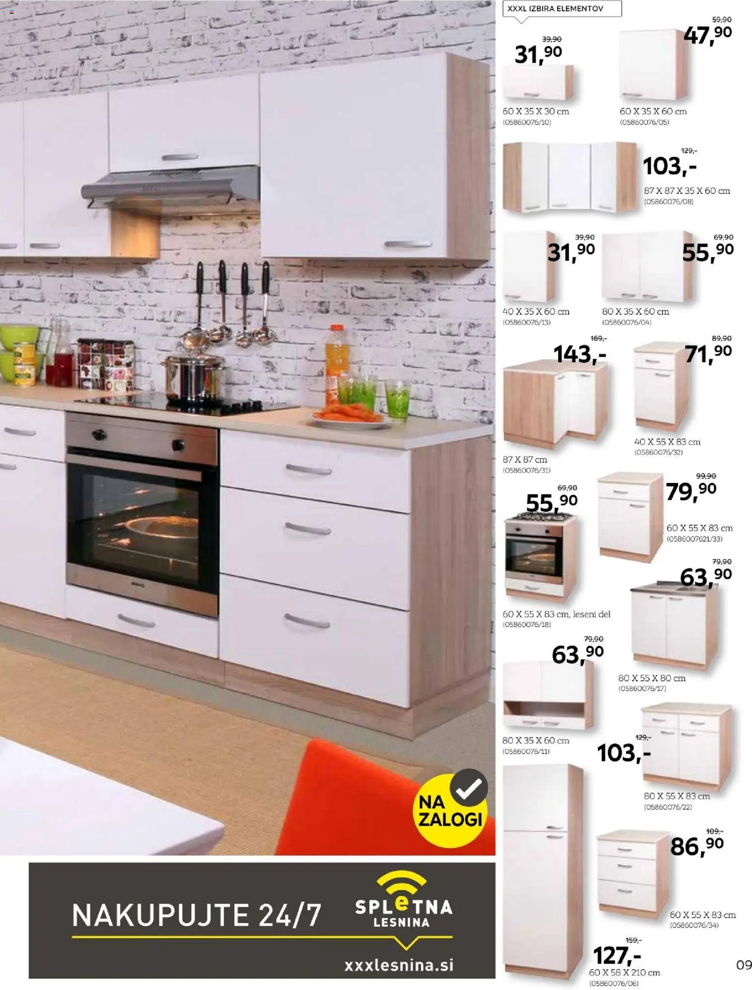 XXXL Lesnina katalog najboljše razmerje med cenami