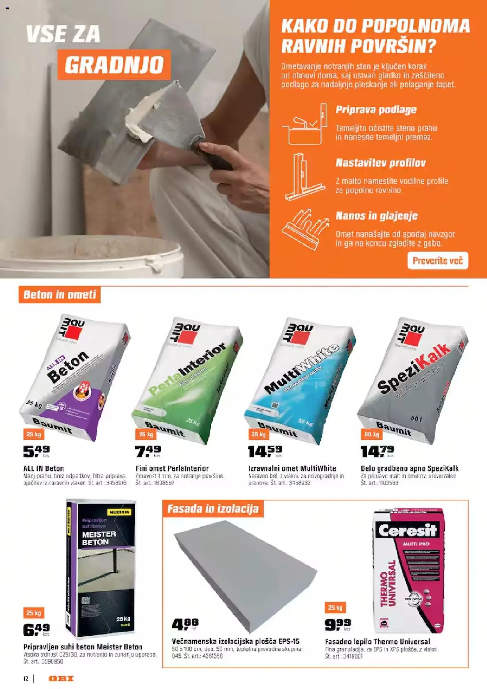 OBI katalog vse za gradnjo