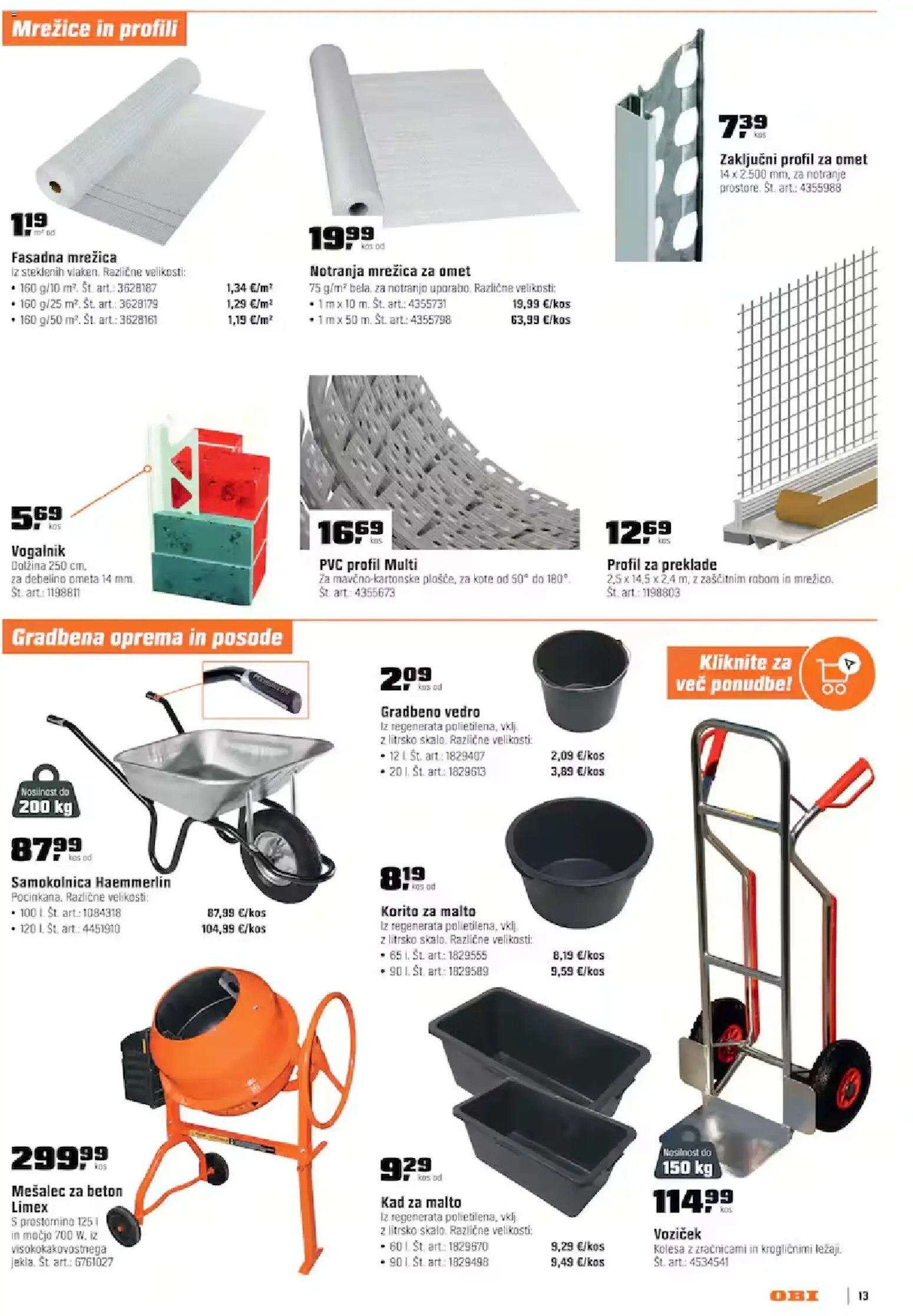 OBI katalog vse za gradnjo