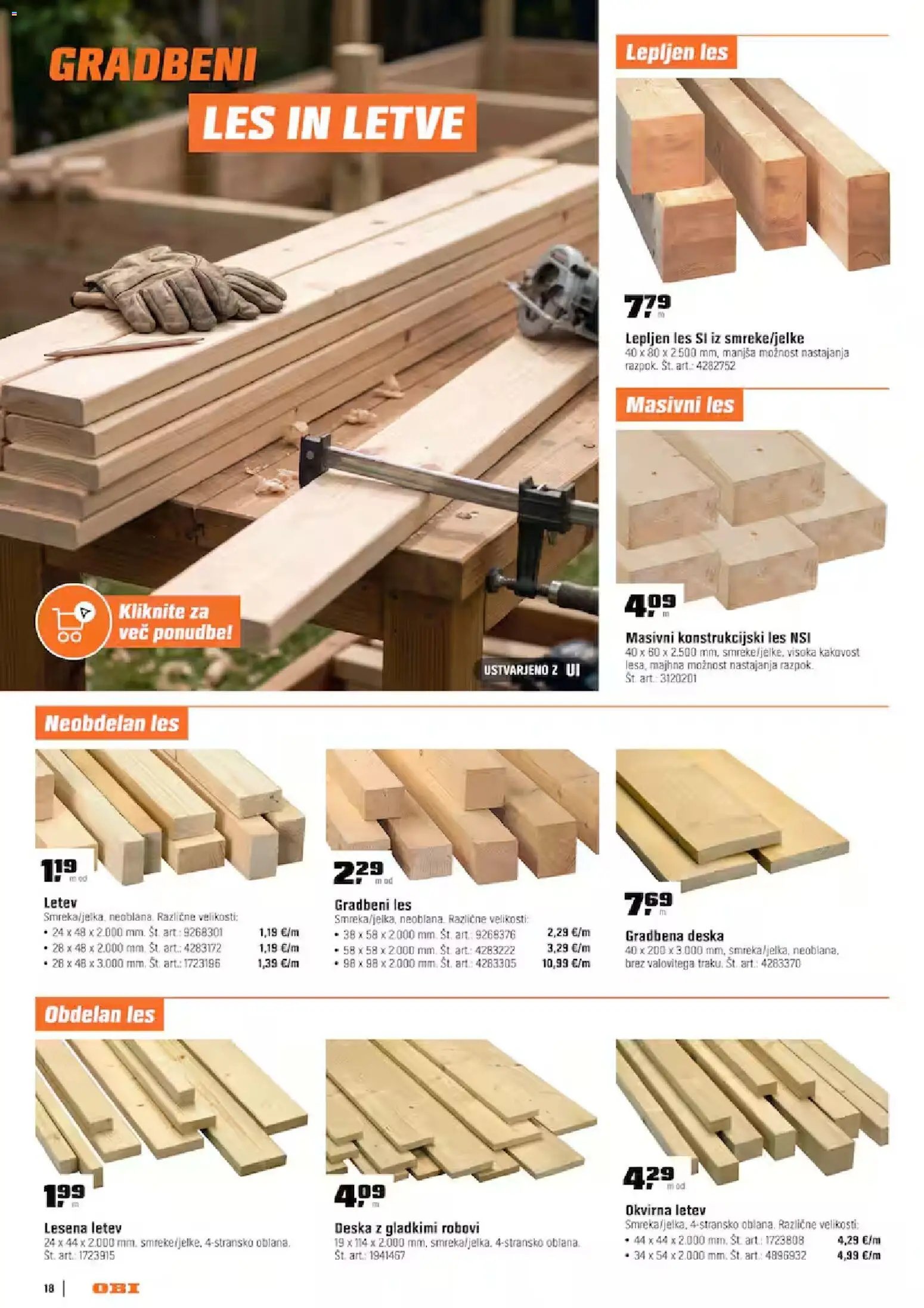 OBI katalog vse za gradnjo