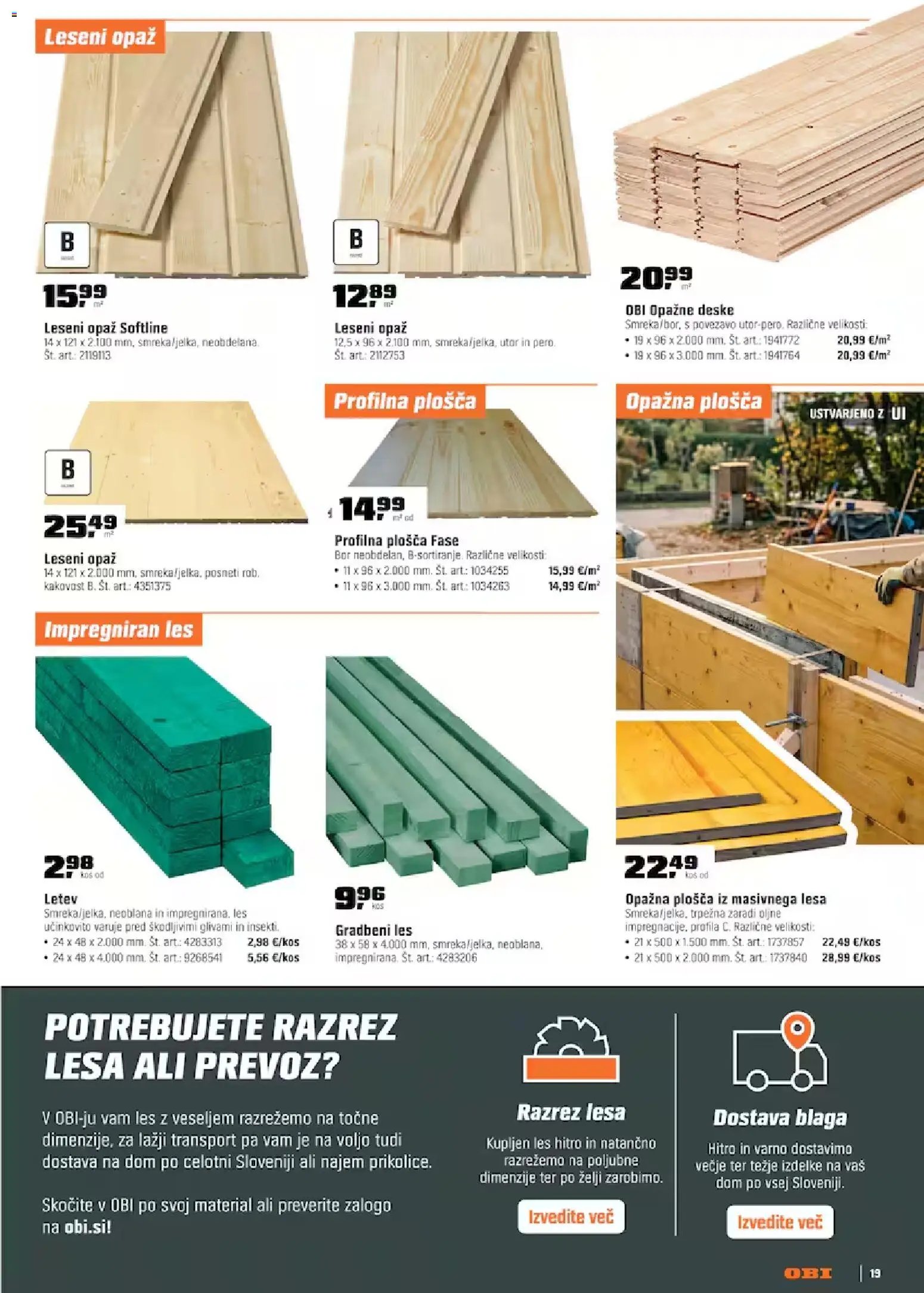 OBI katalog vse za gradnjo
