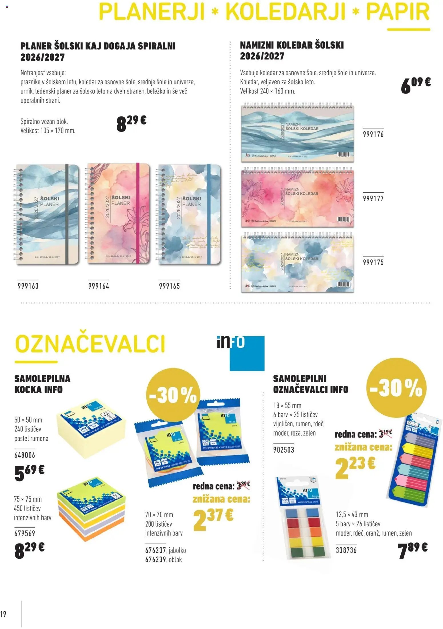 Mladinska Knjiga katalog vse za šolo