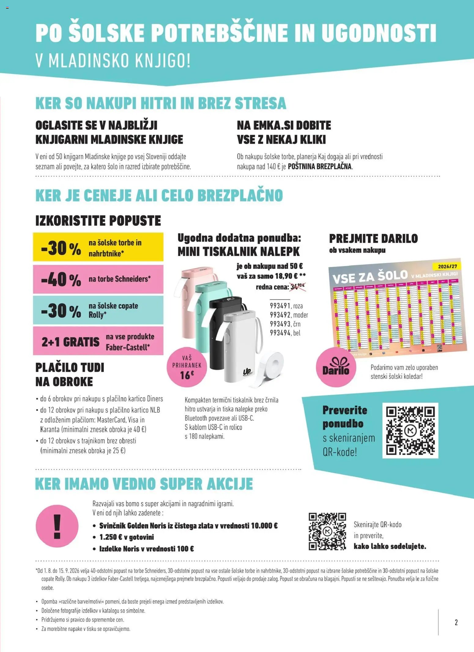Mladinska Knjiga katalog vse za šolo