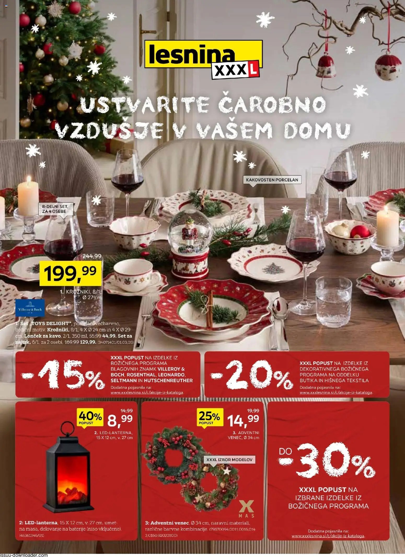 XXXL Lesnina katalog ustvarite čarobno vzdušje v vašem domu (2025-11-04 - 2025-11-30)