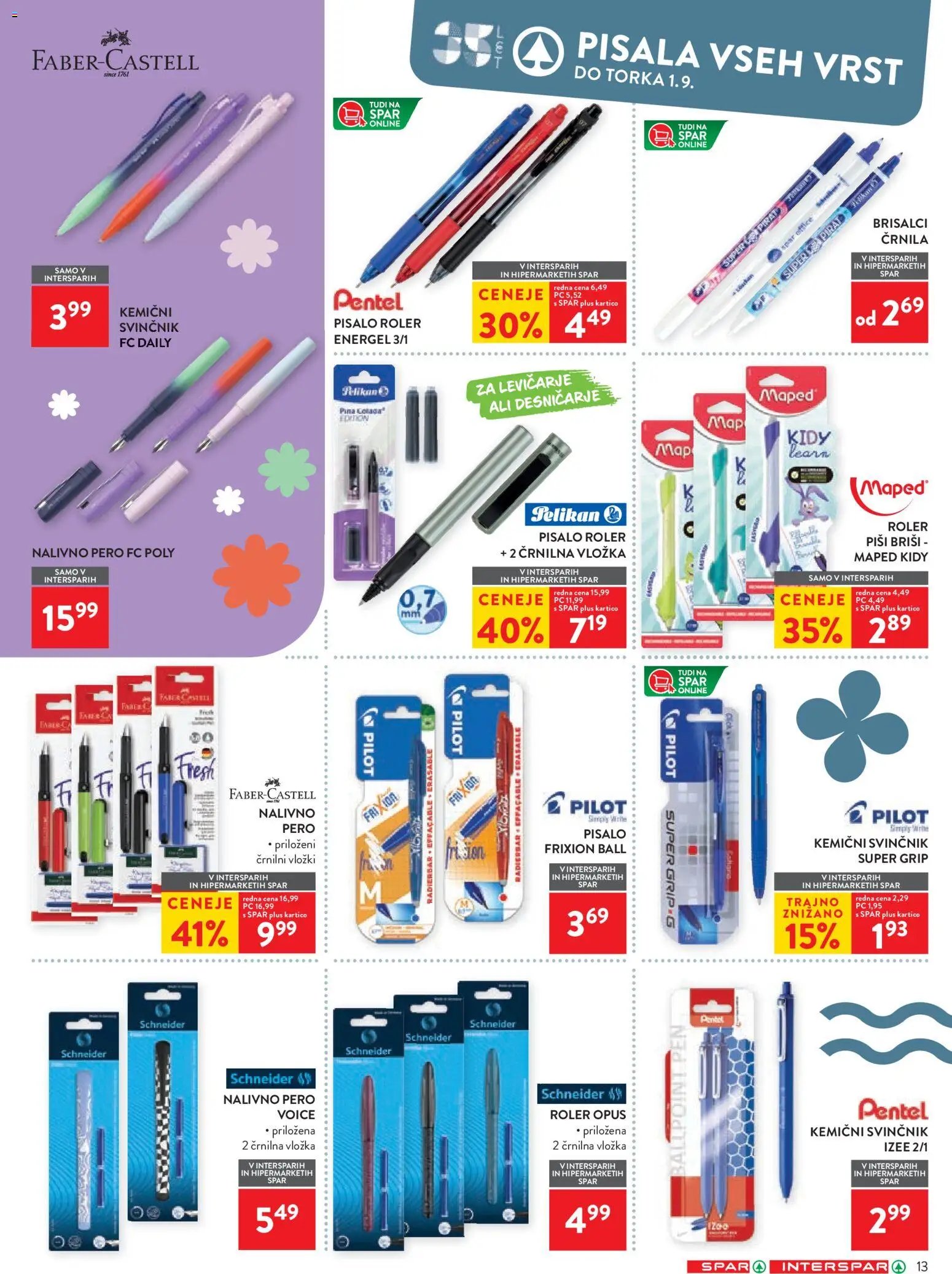 Spar katalog šola