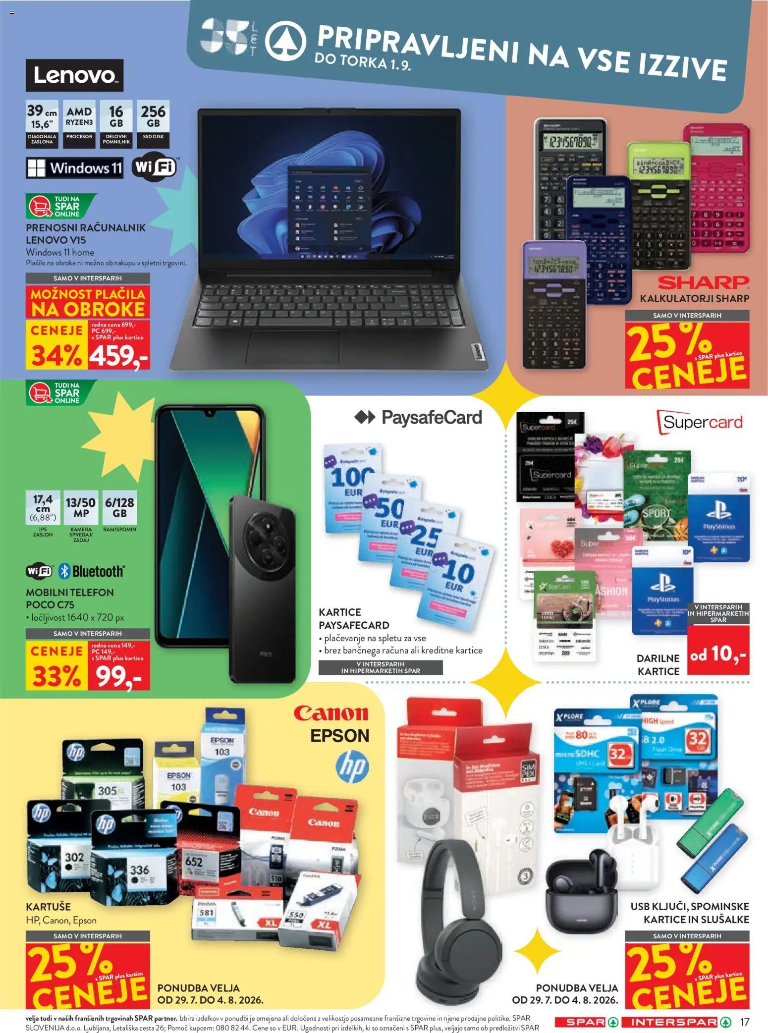 Spar katalog šola