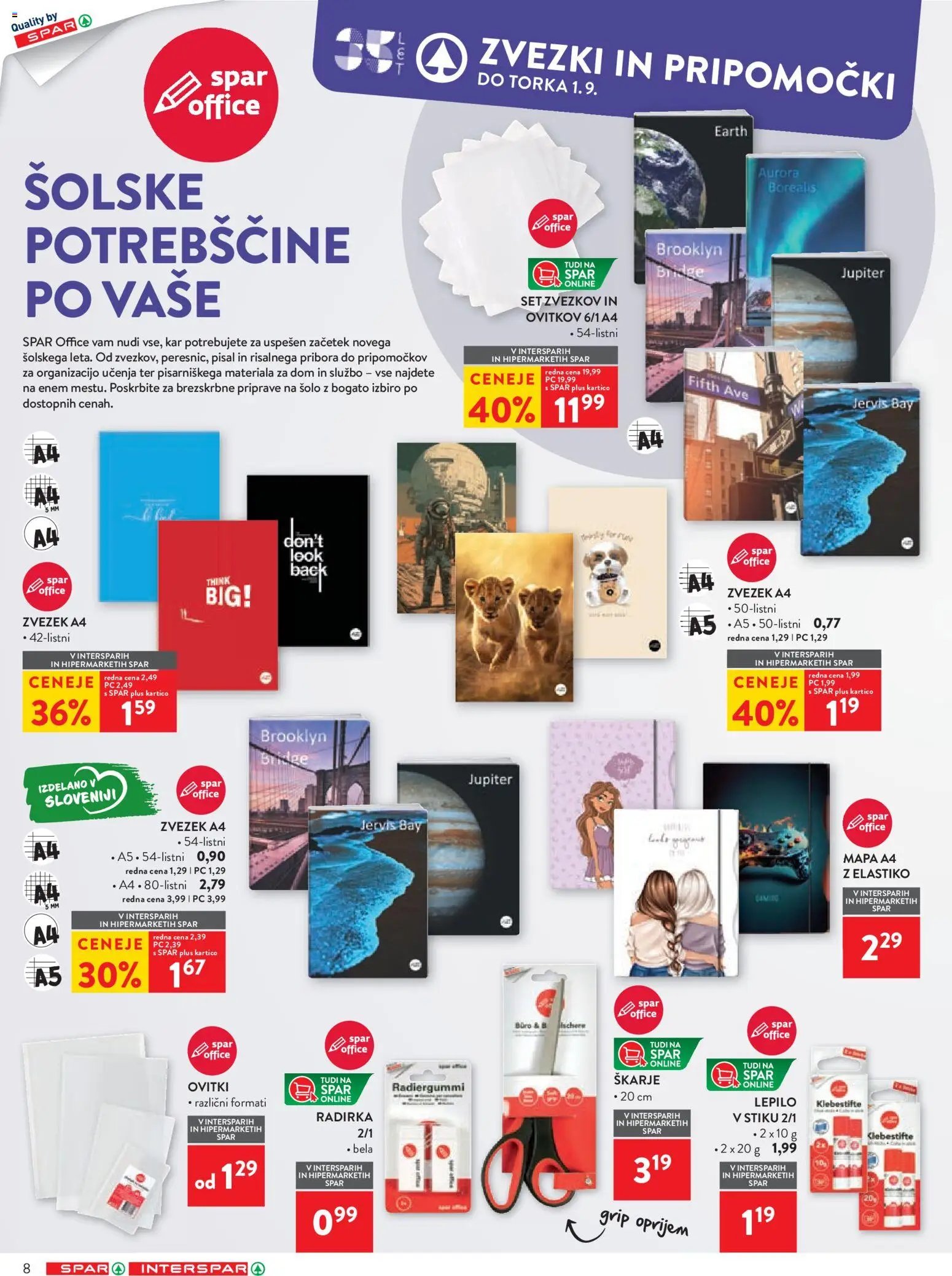 Spar katalog šola