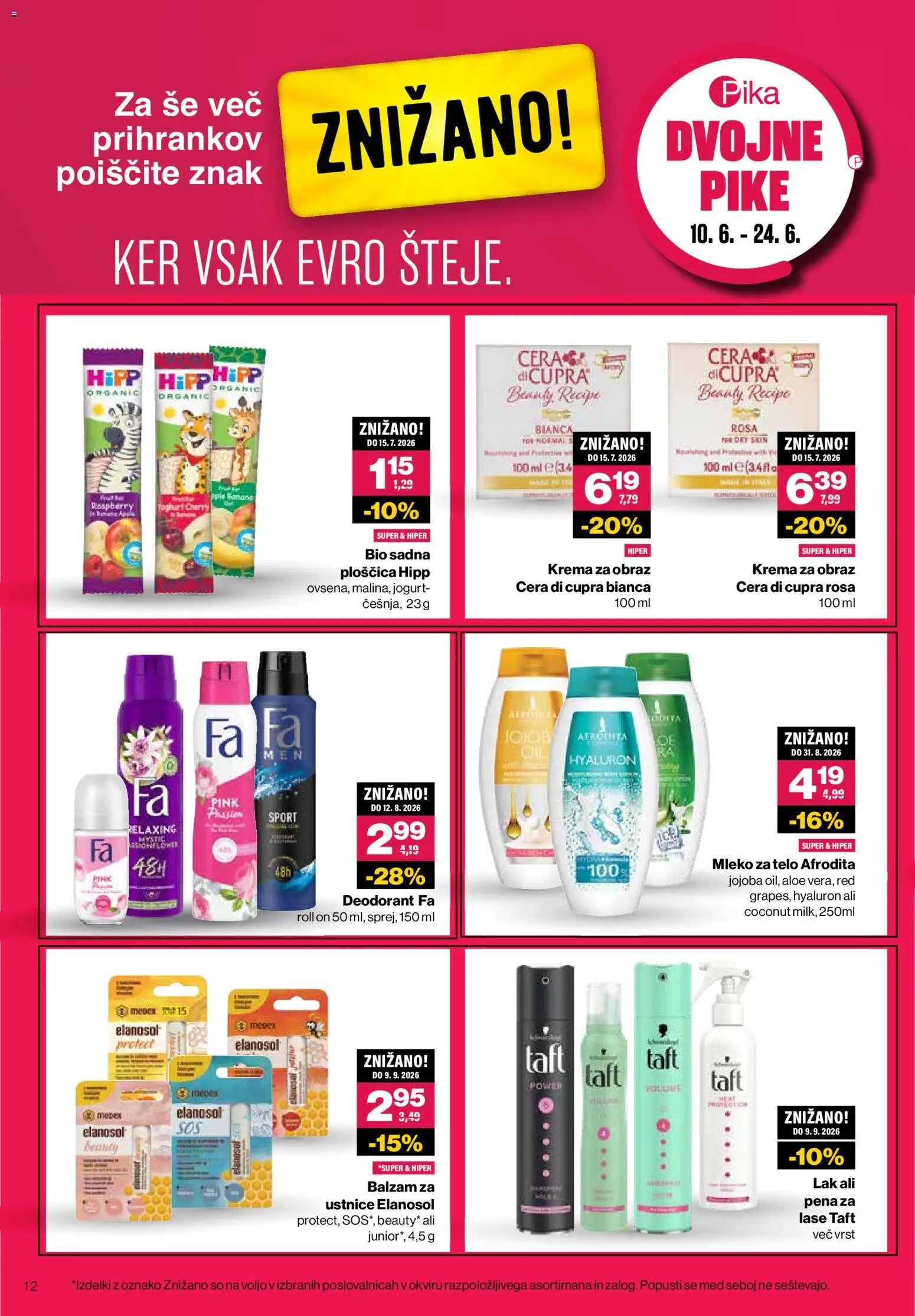 Mercator katalog Kozmetika