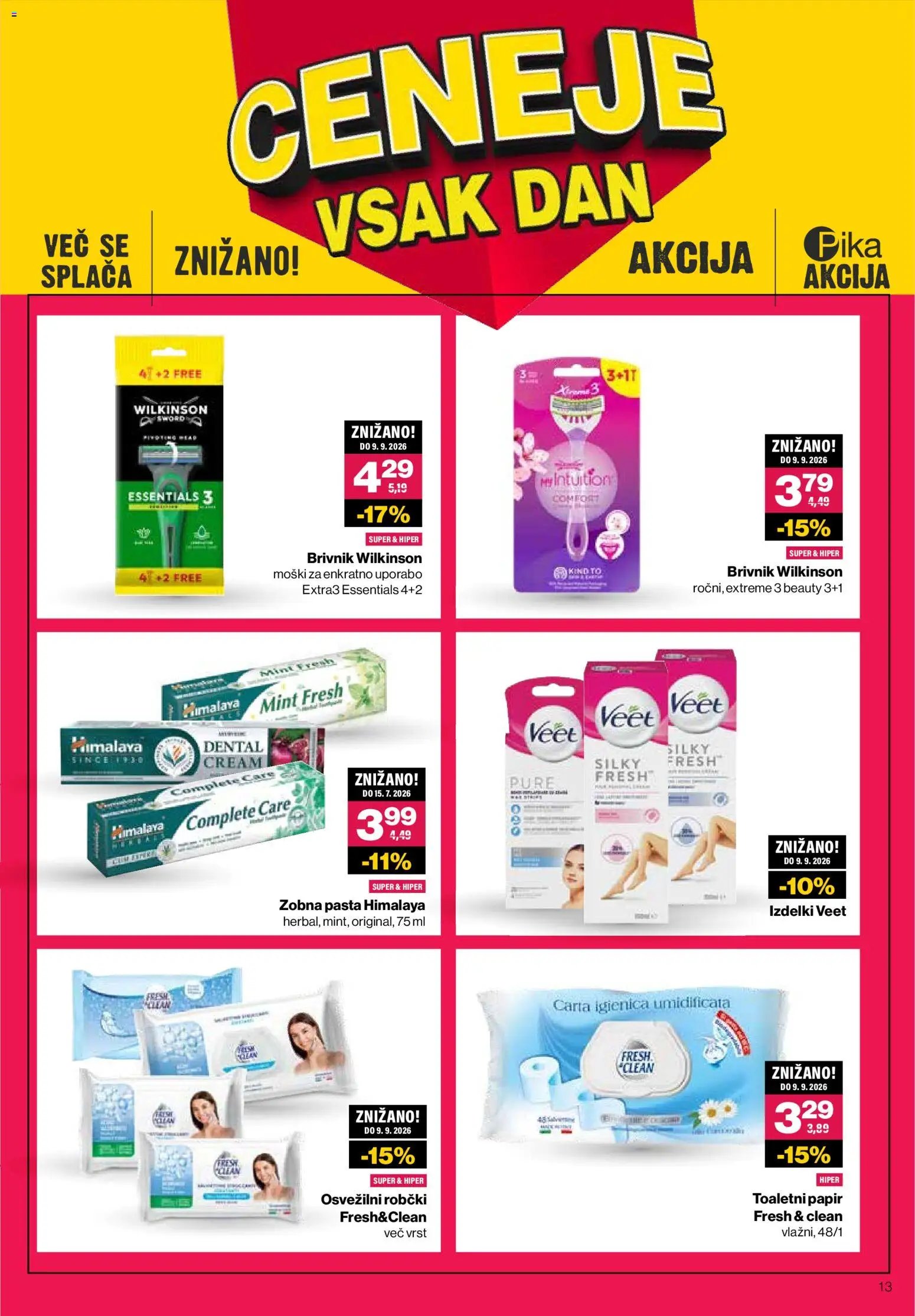 Mercator katalog Kozmetika