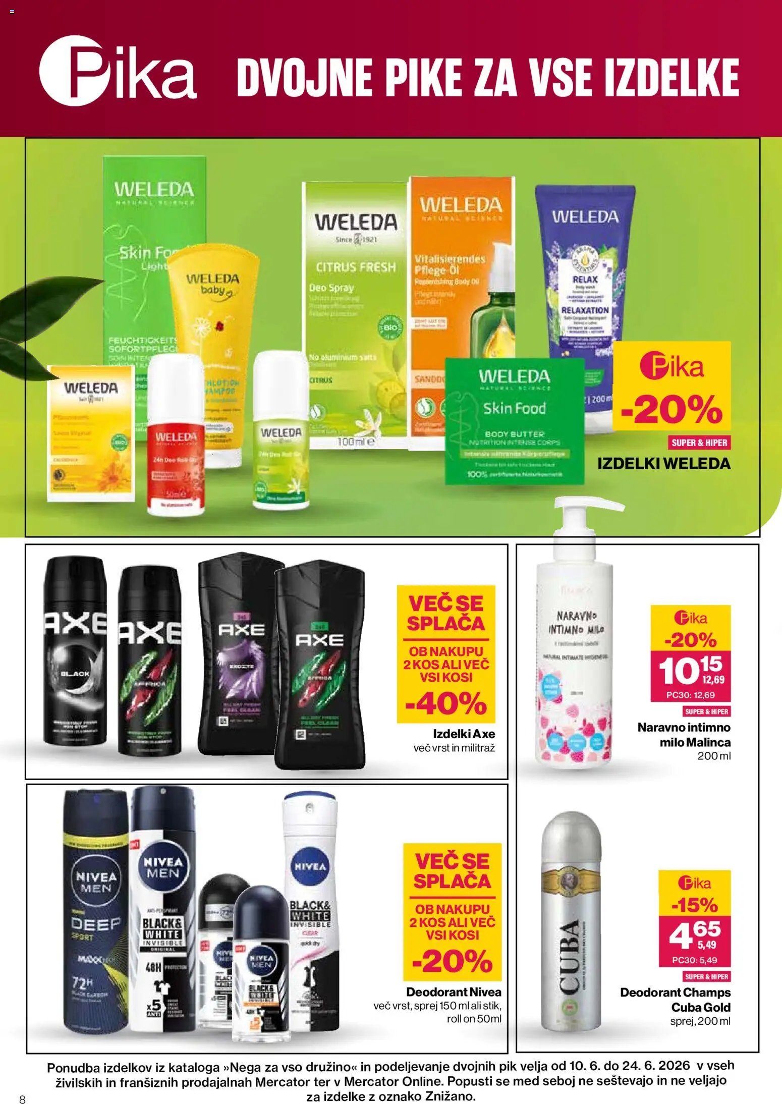Mercator katalog Kozmetika